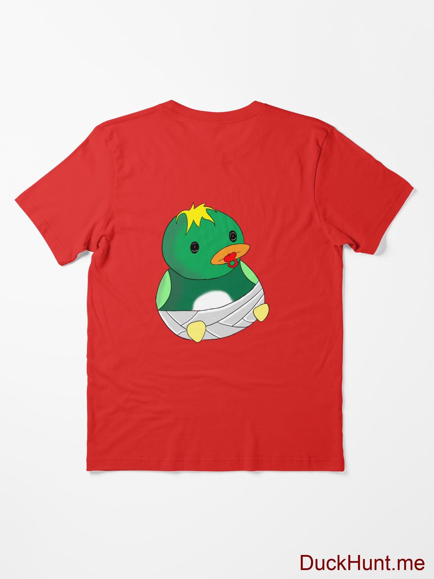 Baby duck Red Essential T-Shirt (Back printed) alternative image 1