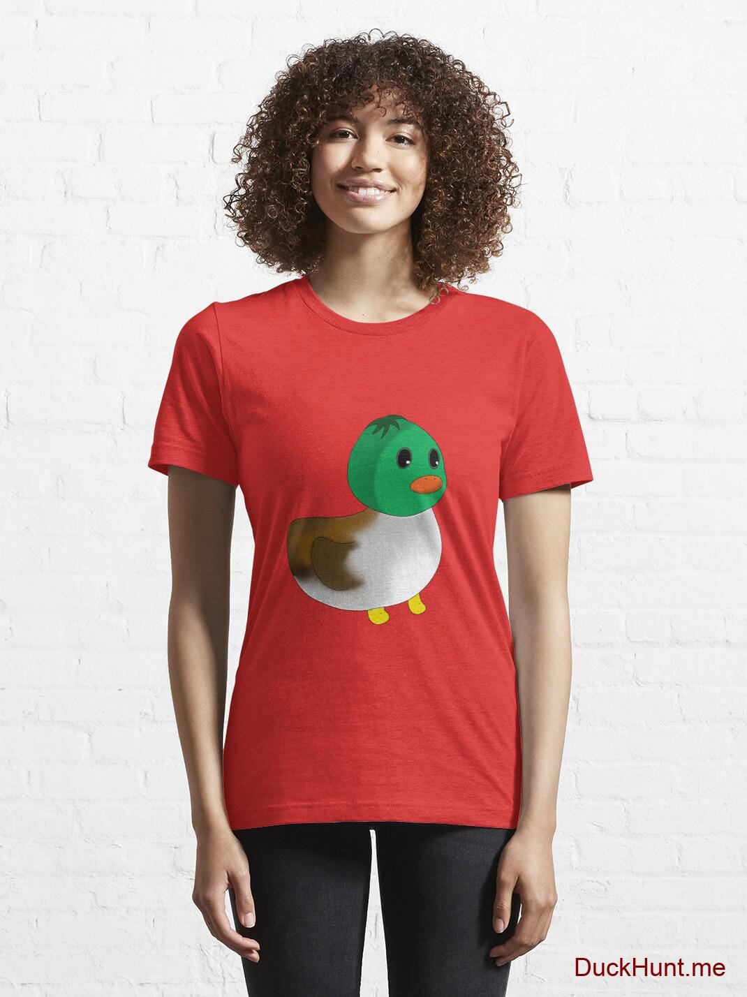Normal Duck Red Essential T-Shirt (Front printed) alternative image 5