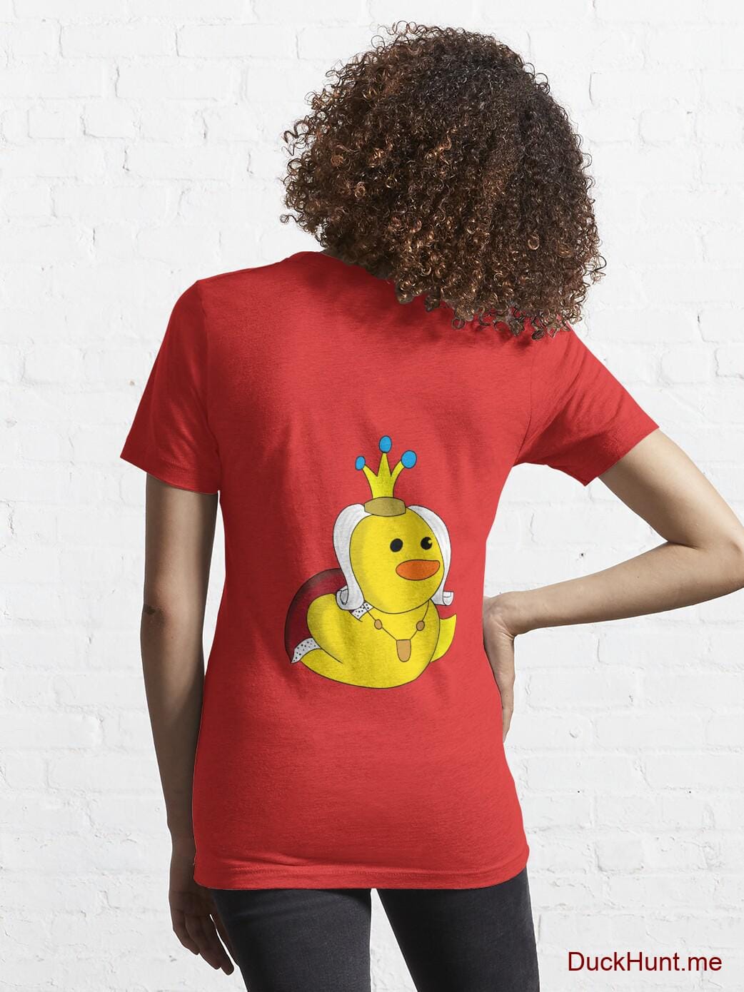 Royal Duck Red Essential T-Shirt (Back printed) alternative image 4