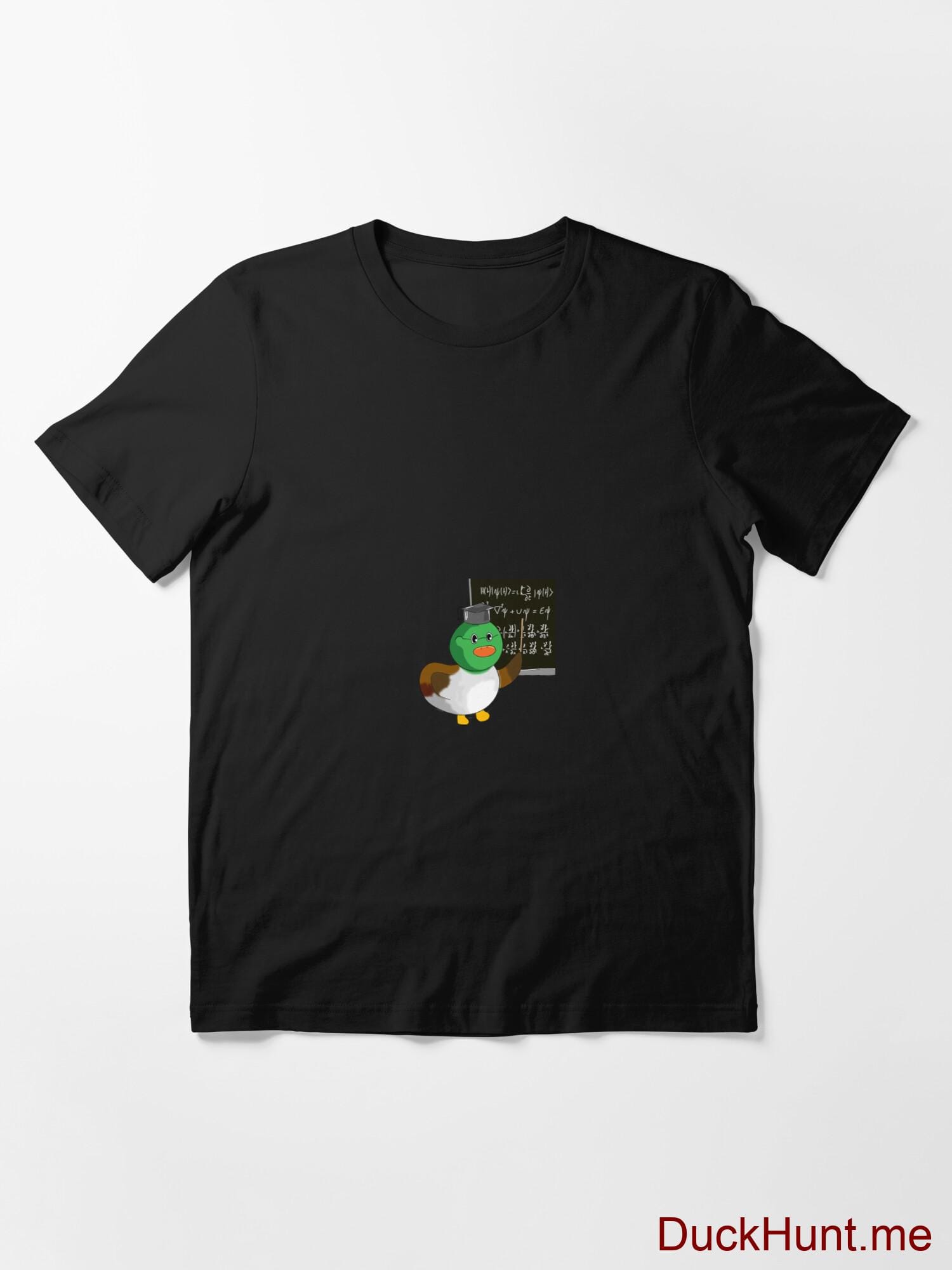 Prof Duck Black Essential T-Shirt (Front printed) alternative image 2