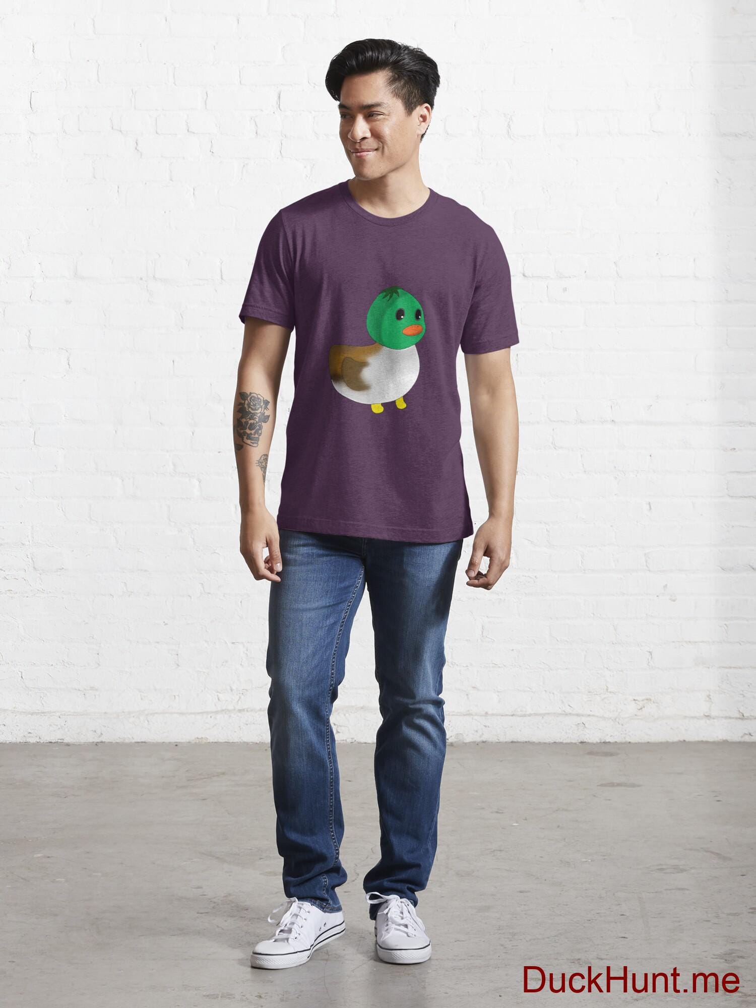 Normal Duck Eggplant Essential T-Shirt (Front printed) alternative image 4