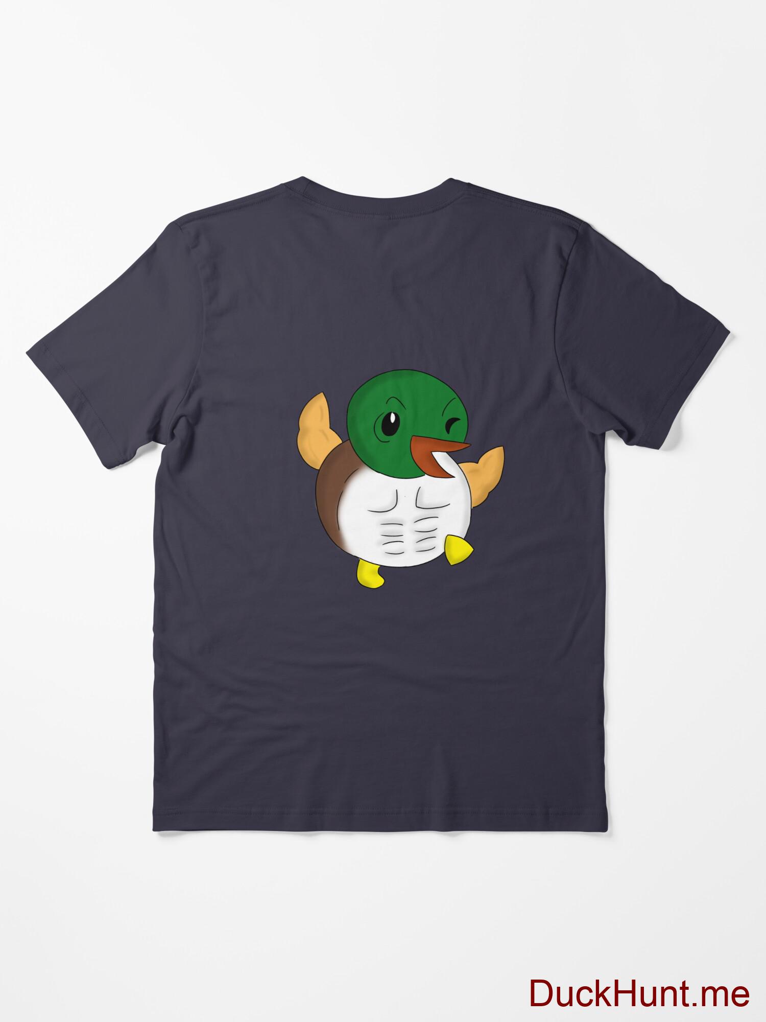 Super duck Dark Blue Essential T-Shirt (Back printed) alternative image 1