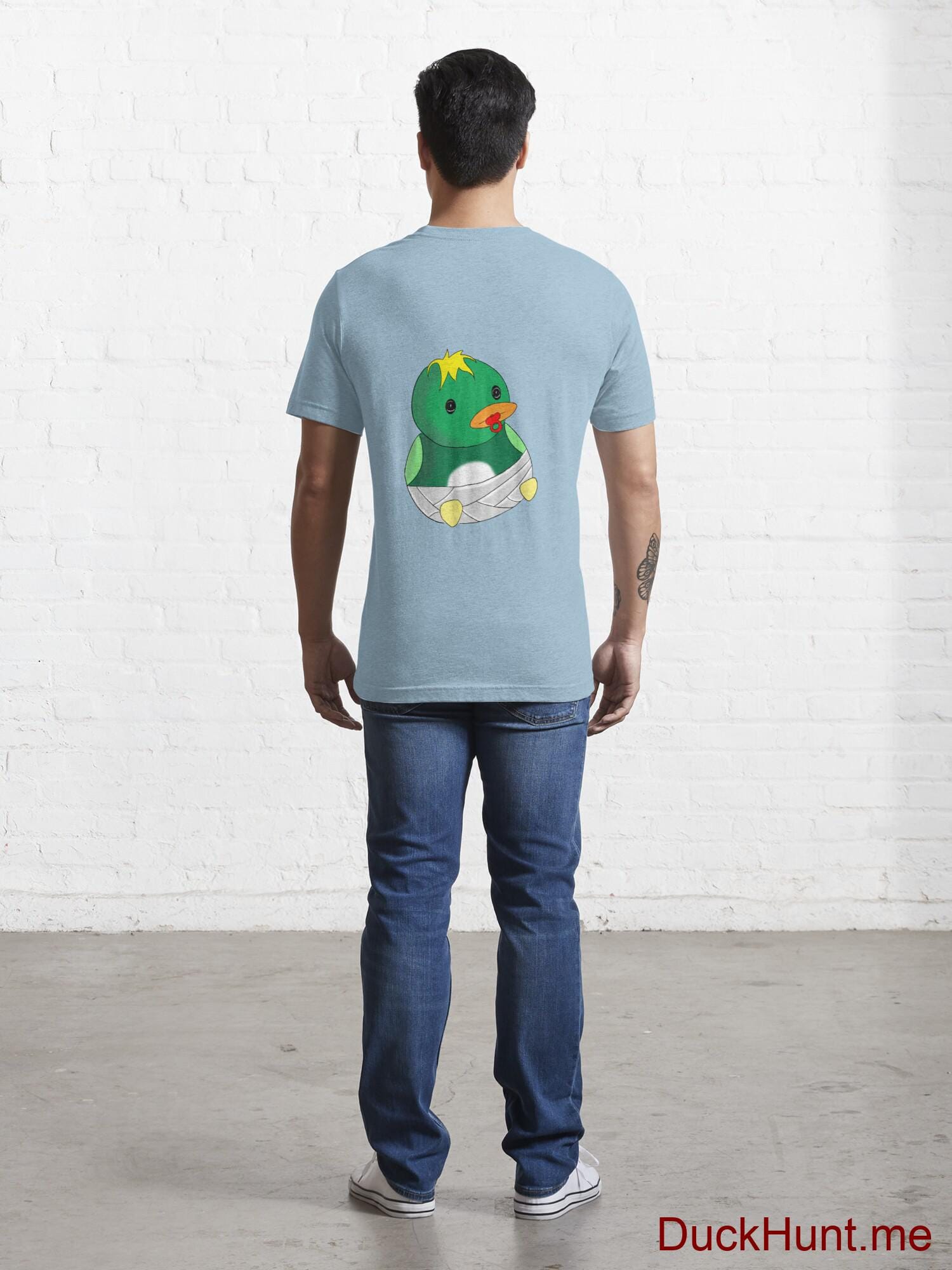 Baby duck Light Blue Essential T-Shirt (Back printed) alternative image 3