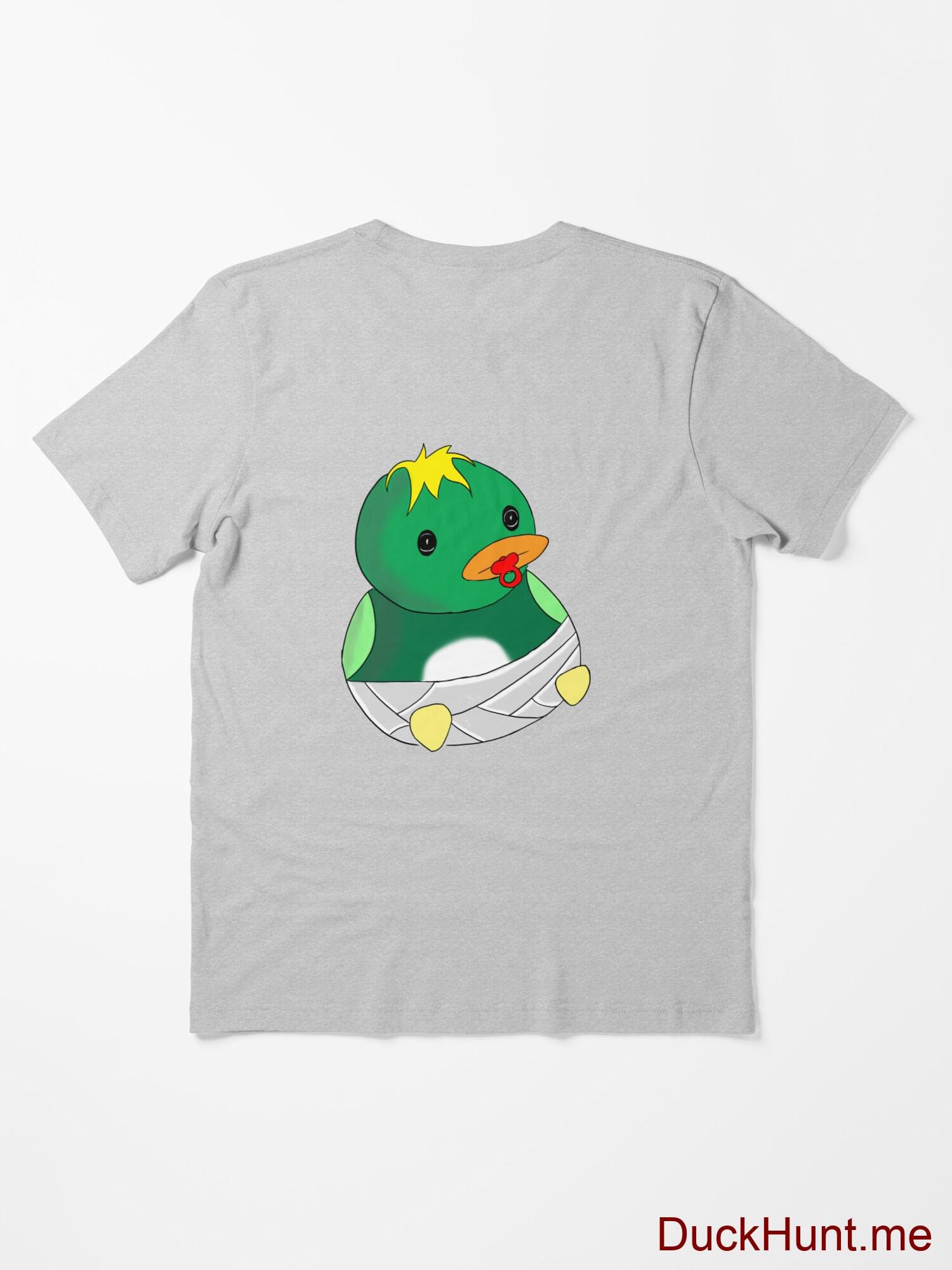 Baby duck Heather Grey Essential T-Shirt (Back printed) alternative image 1