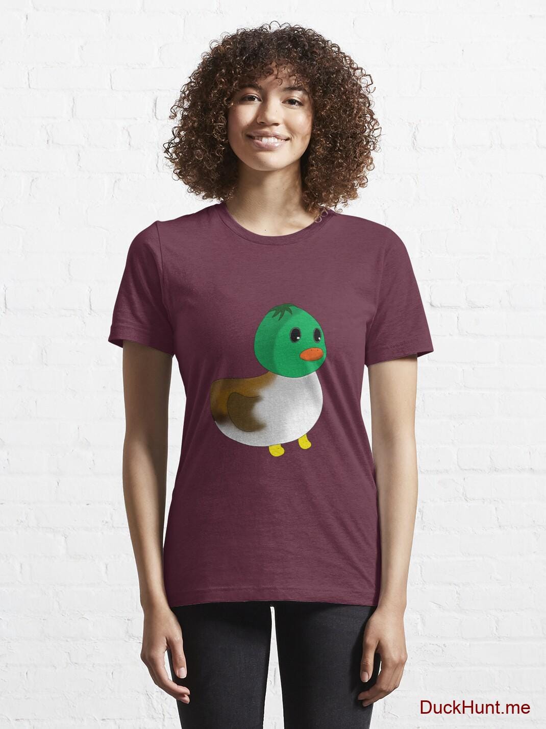 Normal Duck Dark Red Essential T-Shirt (Front printed) alternative image 5
