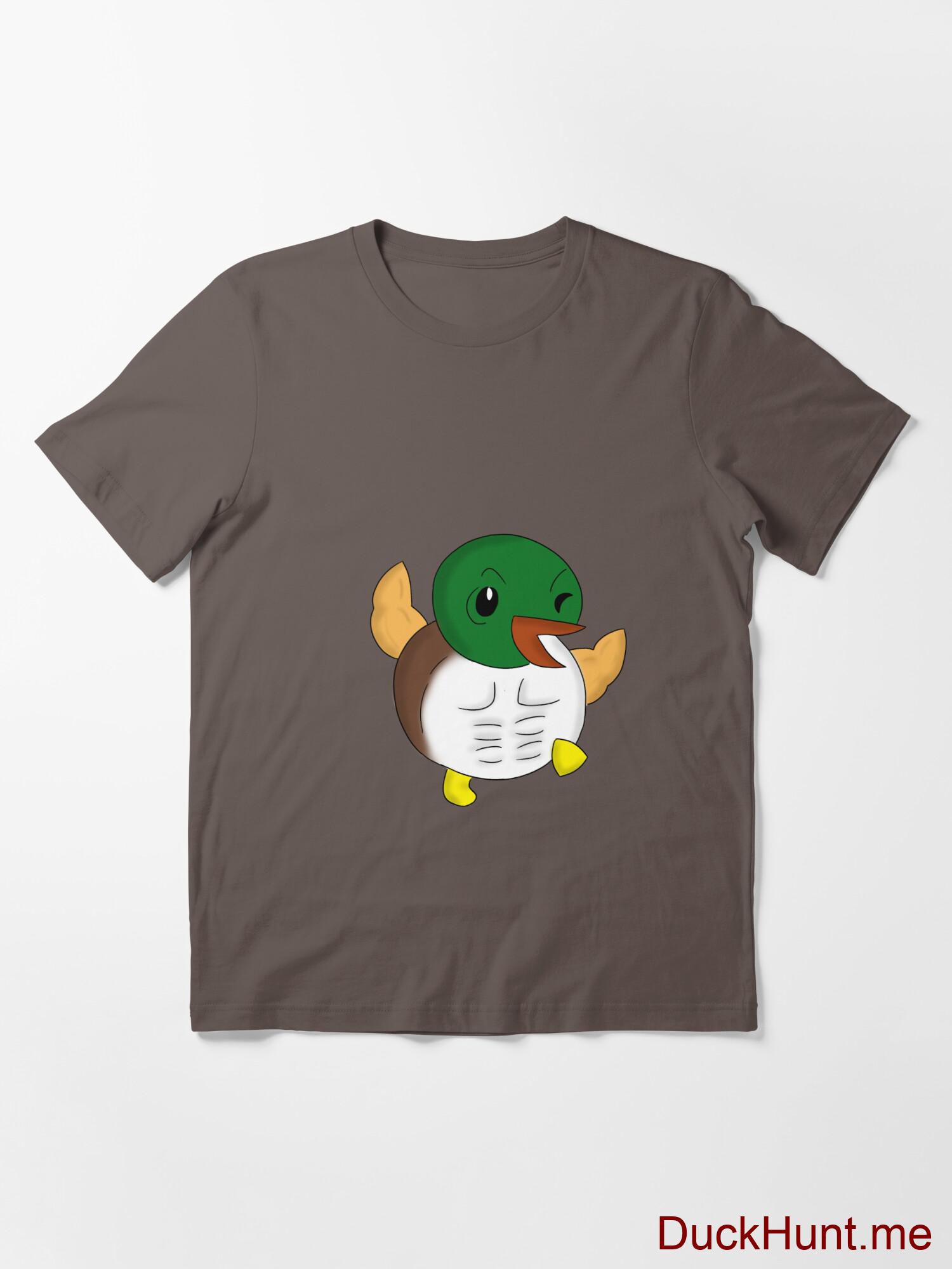 Super duck Dark Grey Essential T-Shirt (Front printed) alternative image 2