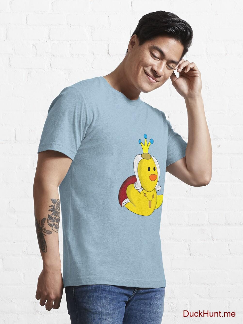 Royal Duck Light Blue Essential T-Shirt (Front printed) alternative image 6