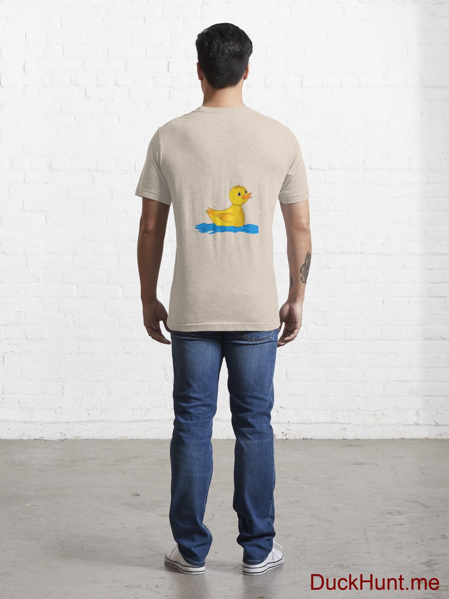 Plastic Duck Creme Essential T-Shirt (Back printed) alternative image 3