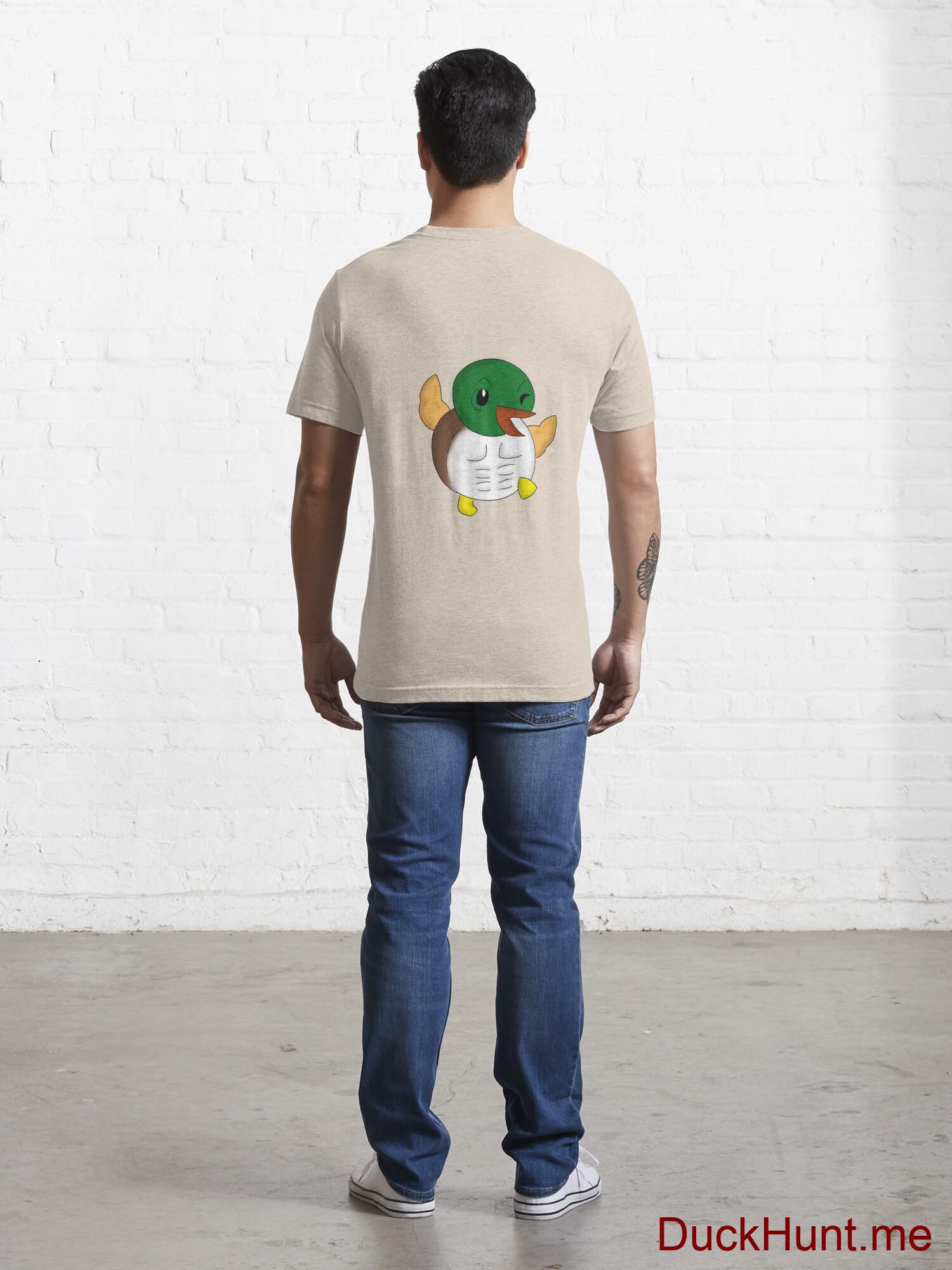 Super duck Creme Essential T-Shirt (Back printed) alternative image 3