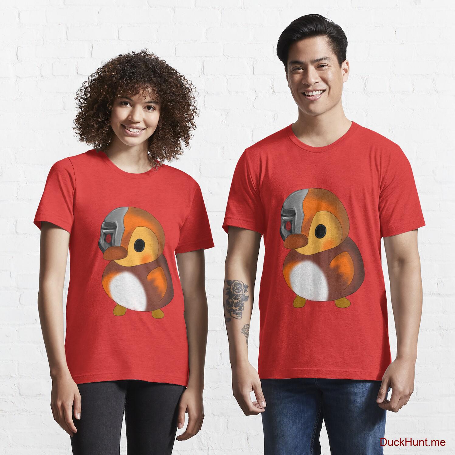Mechanical Duck Red Essential T-Shirt (Front printed)