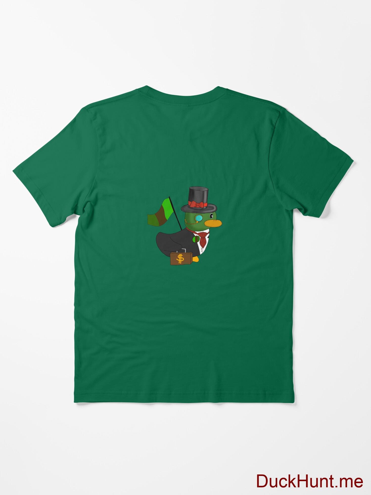 Golden Duck Green Essential T-Shirt (Back printed) alternative image 1