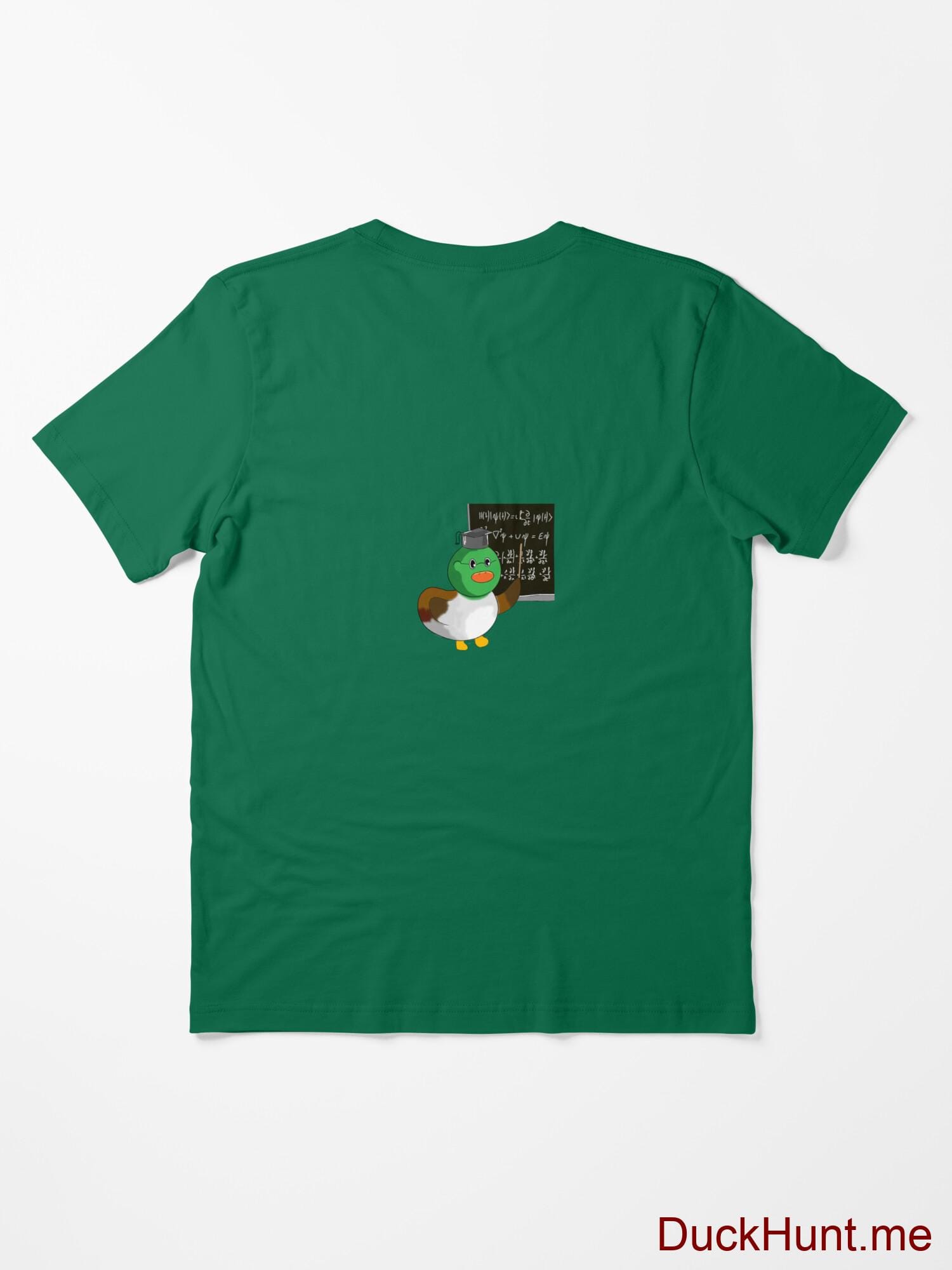 Prof Duck Green Essential T-Shirt (Back printed) alternative image 1