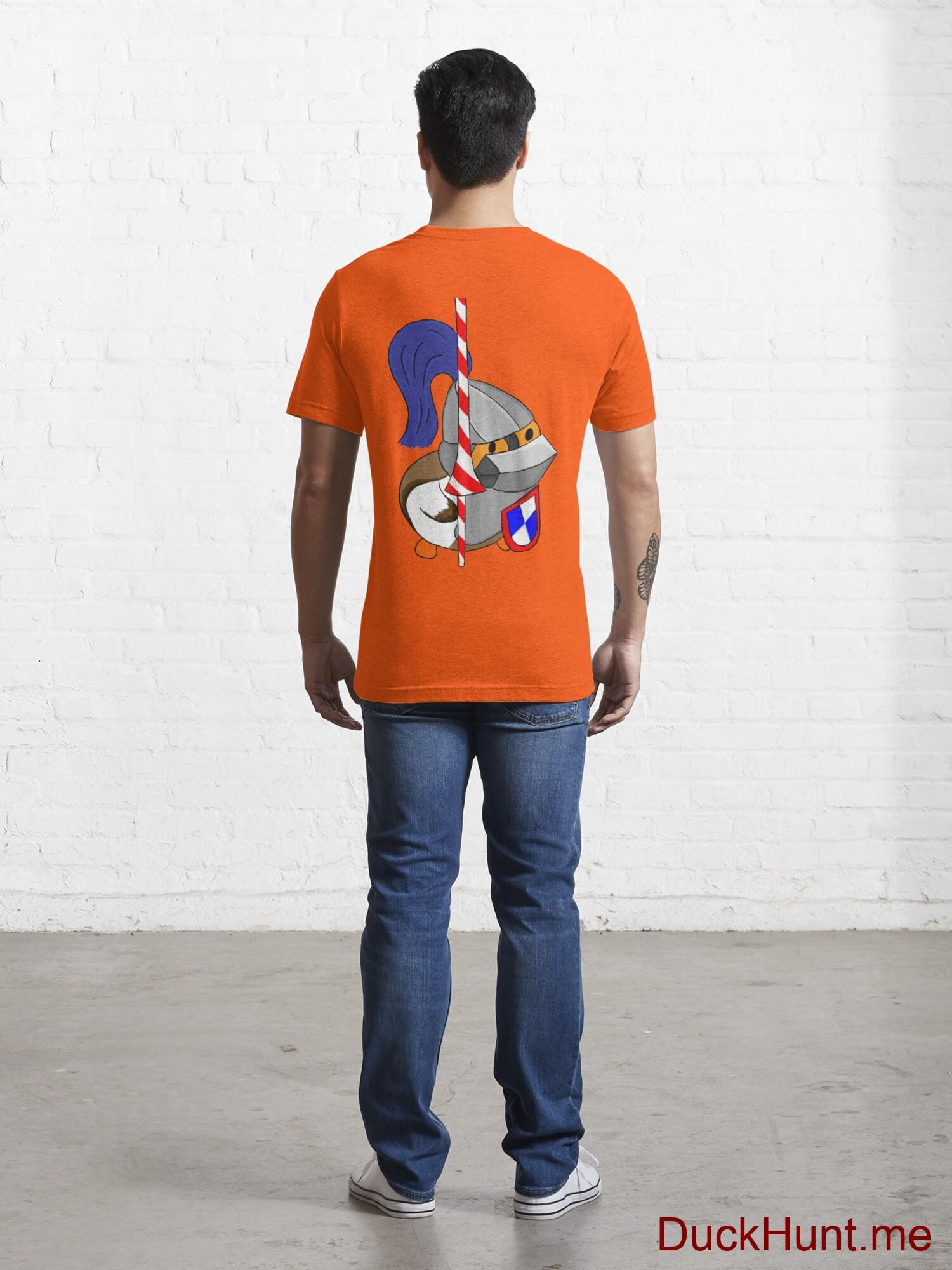 Armored Duck Orange Essential T-Shirt (Back printed) alternative image 3