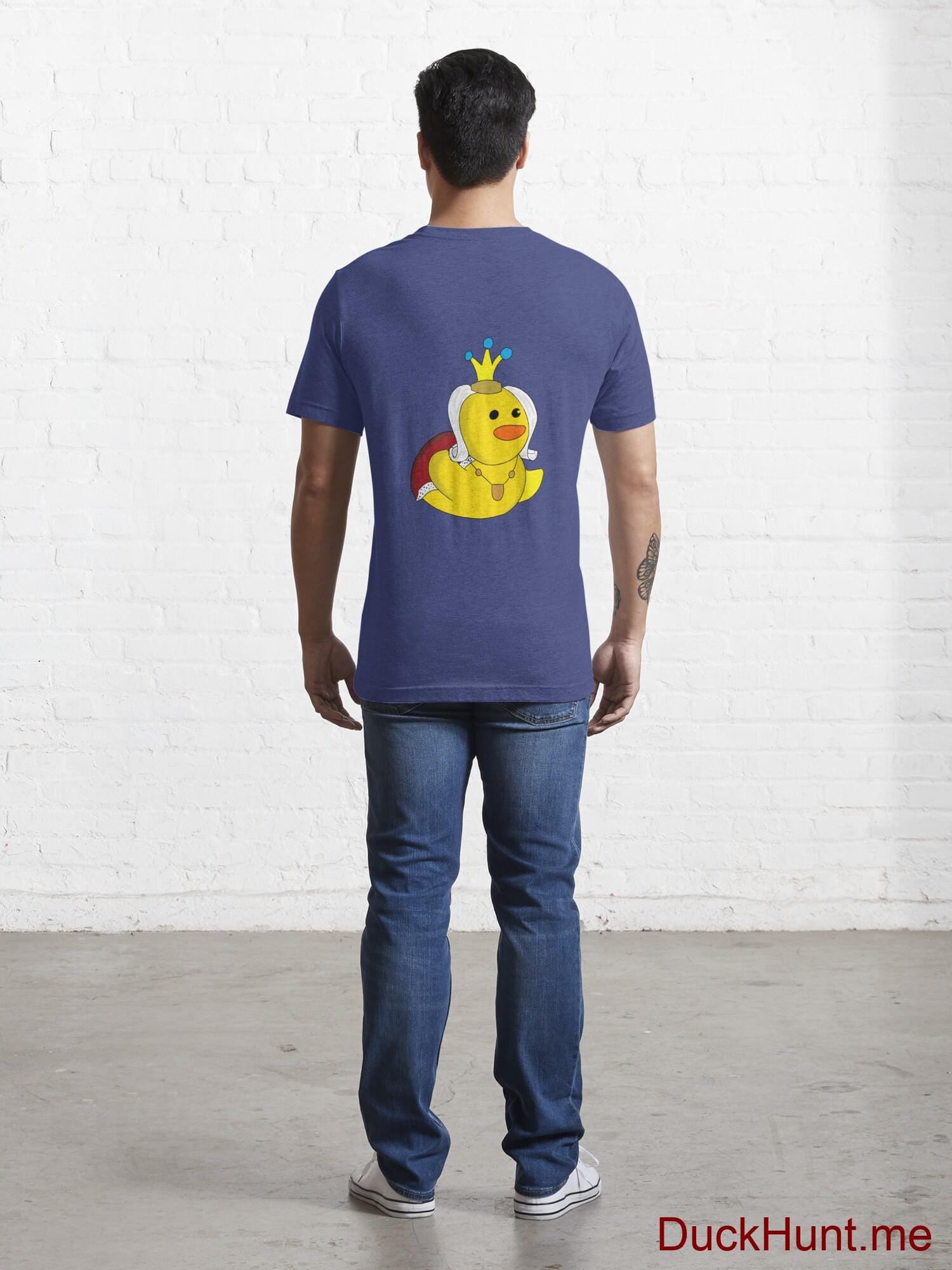 Royal Duck Blue Essential T-Shirt (Back printed) alternative image 3