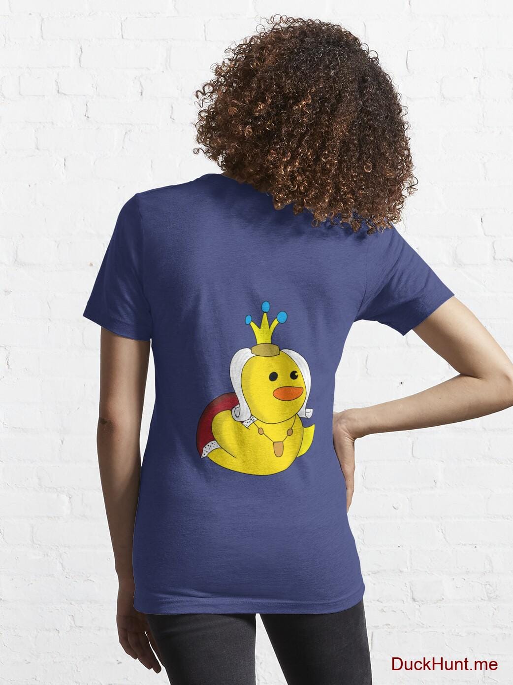 Royal Duck Blue Essential T-Shirt (Back printed) alternative image 4