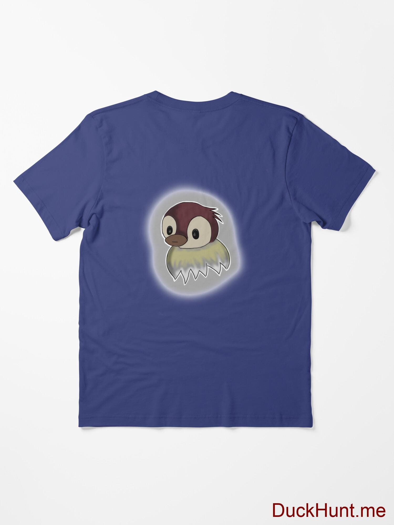 Ghost Duck (foggy) Blue Essential T-Shirt (Back printed) alternative image 1
