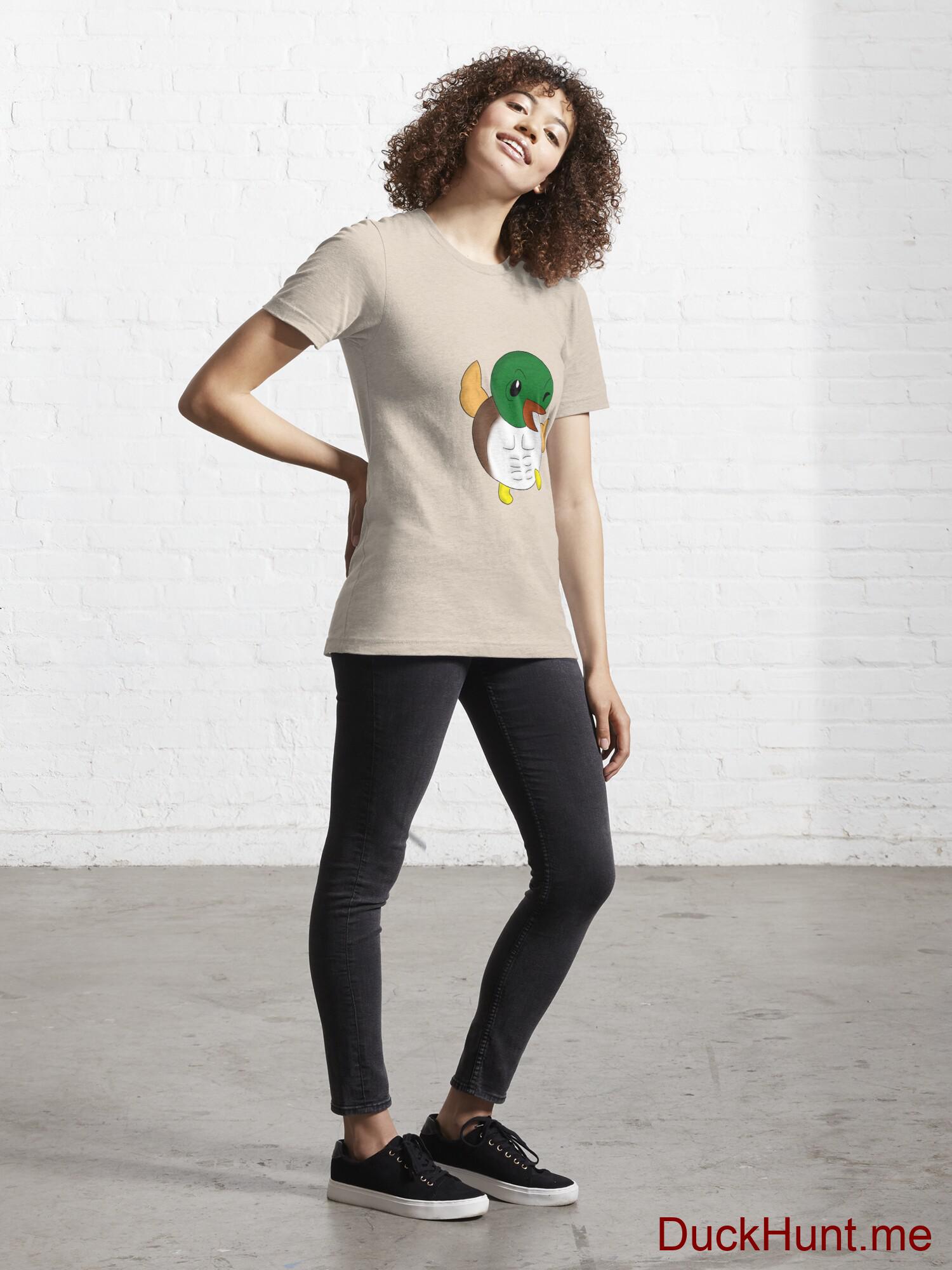 Super duck Creme Essential T-Shirt (Front printed) alternative image 3