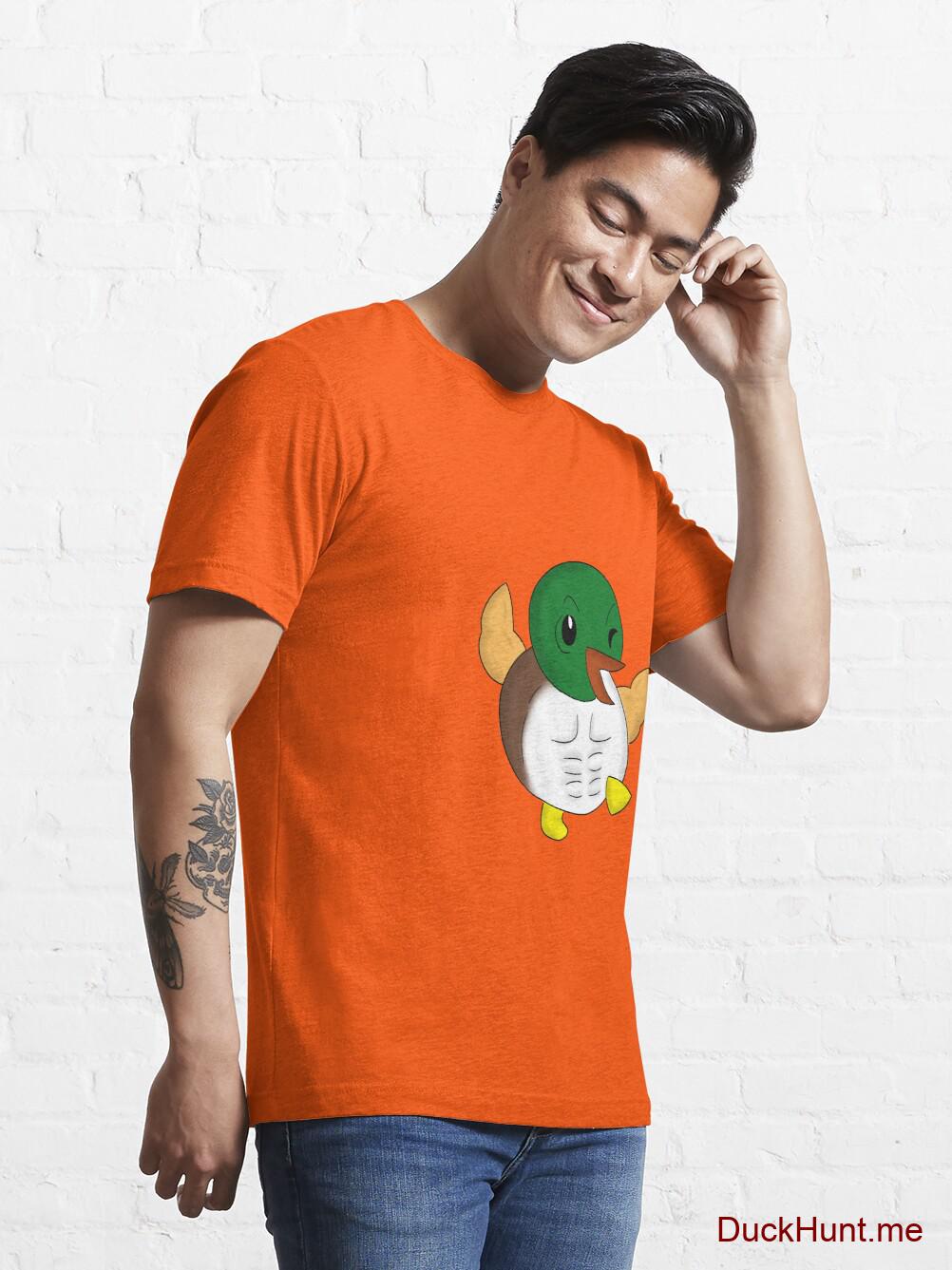 Super duck Orange Essential T-Shirt (Front printed) alternative image 6