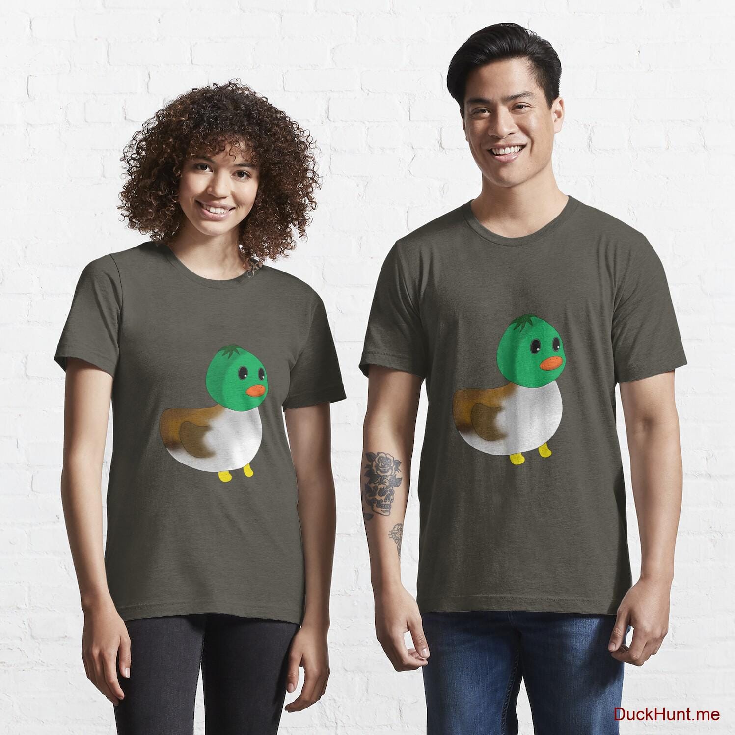 Normal Duck Army Essential T-Shirt (Front printed)