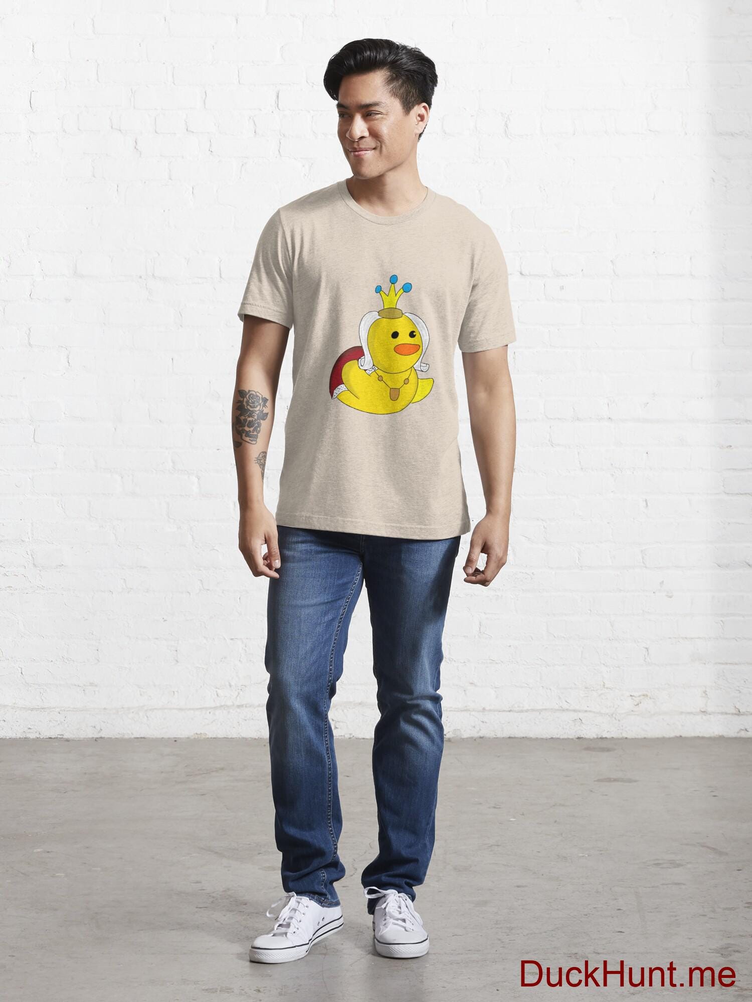 Royal Duck Creme Essential T-Shirt (Front printed) alternative image 4