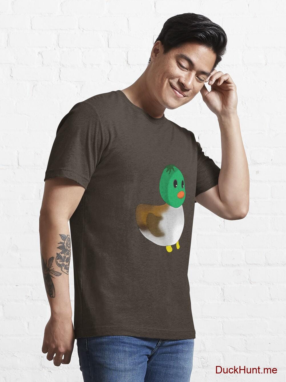 Normal Duck Brown Essential T-Shirt (Front printed) alternative image 6