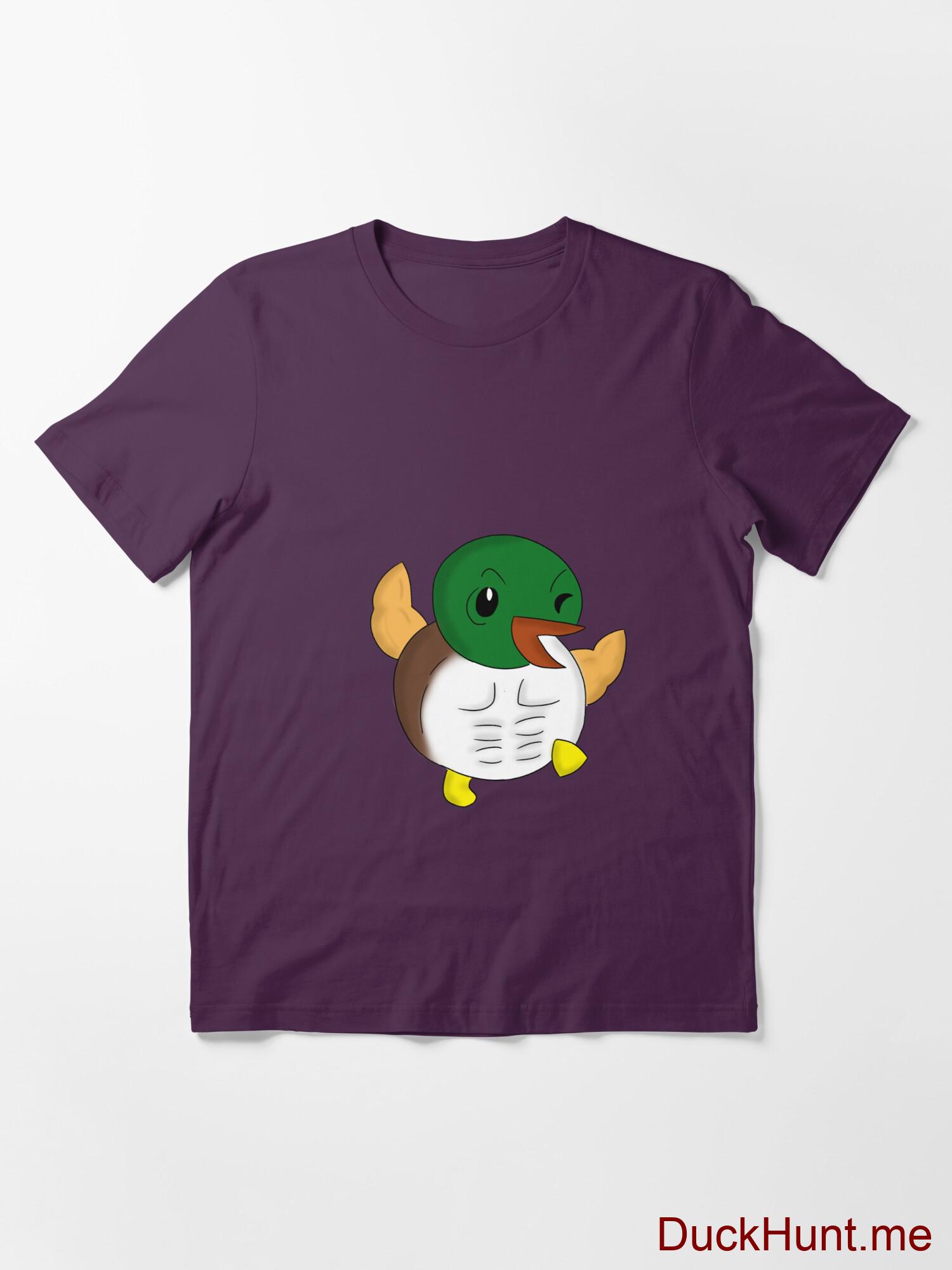 Super duck Eggplant Essential T-Shirt (Front printed) alternative image 2