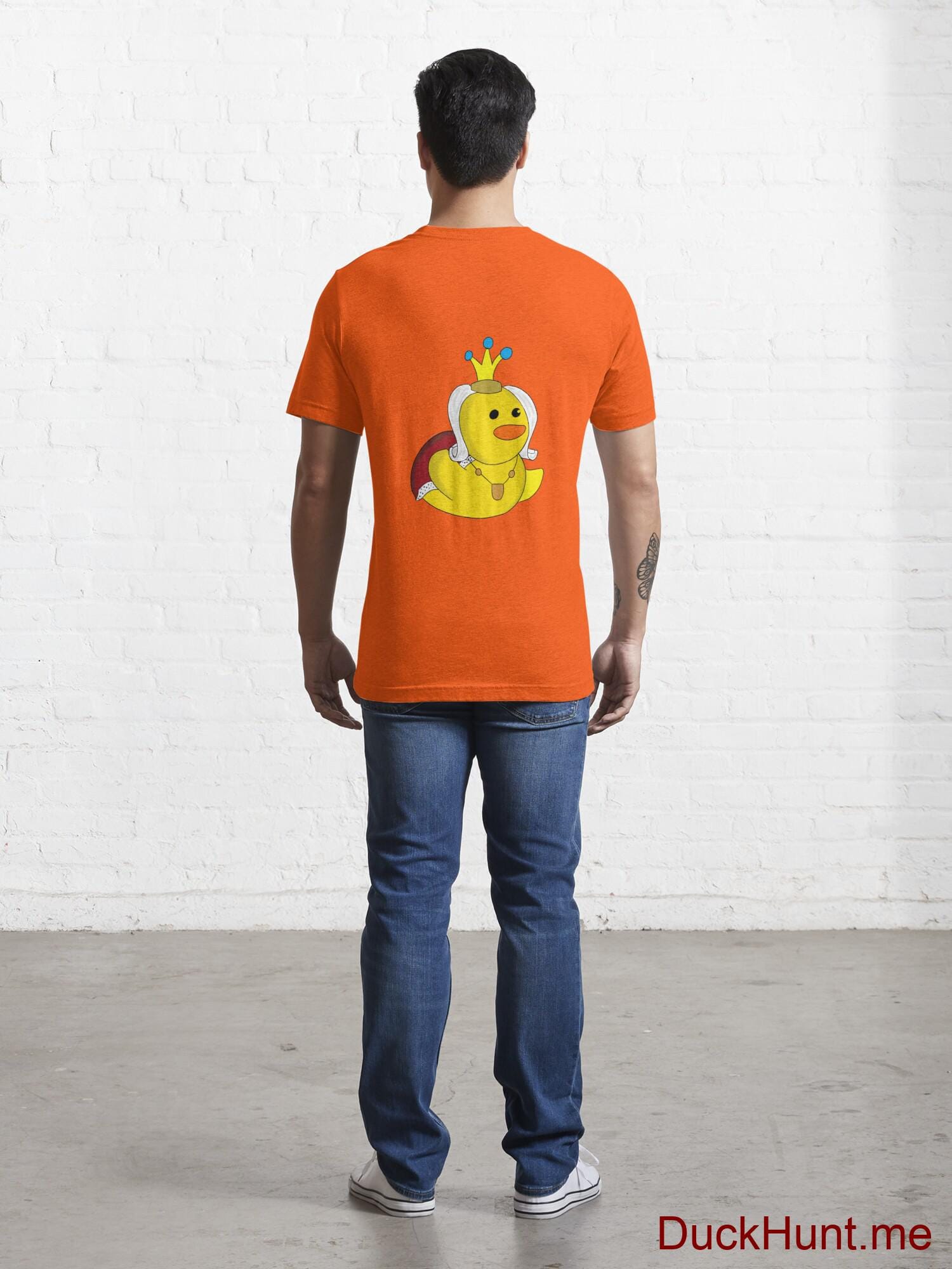 Royal Duck Orange Essential T-Shirt (Back printed) alternative image 3