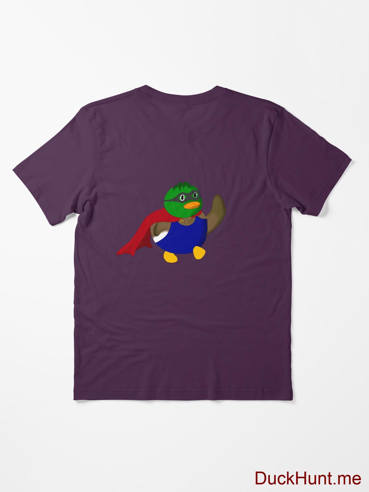 Alive Boss Duck Eggplant Essential T-Shirt (Back printed) alternative image 1