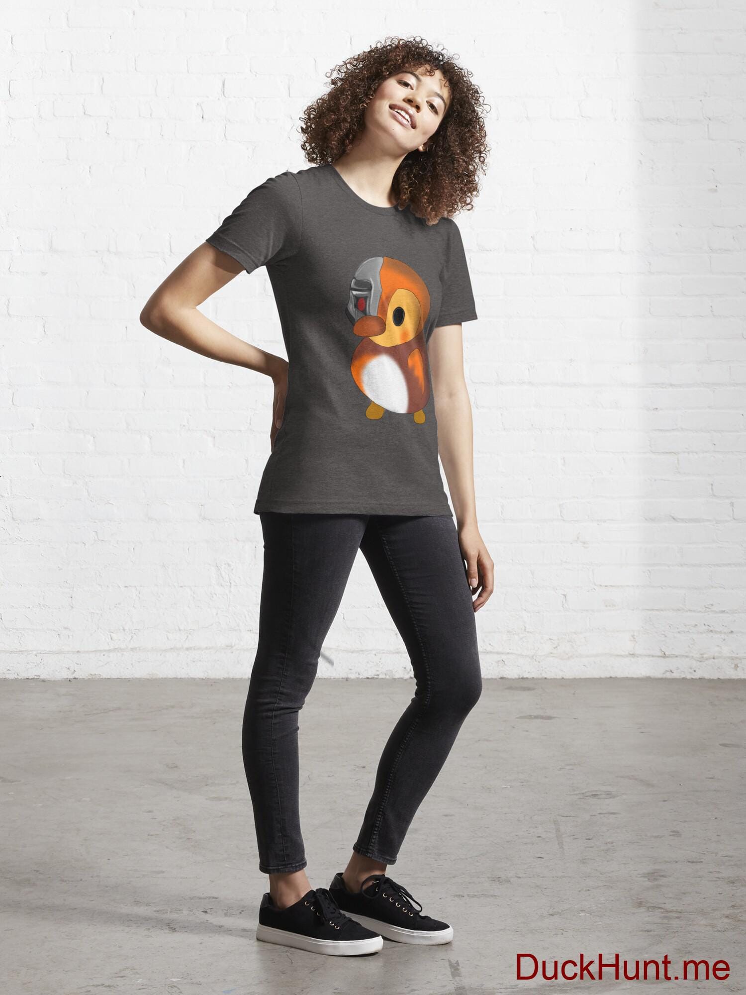 Mechanical Duck Charcoal Heather Essential T-Shirt (Front printed) alternative image 3