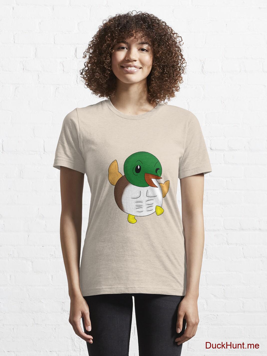 Super duck Creme Essential T-Shirt (Front printed) alternative image 5