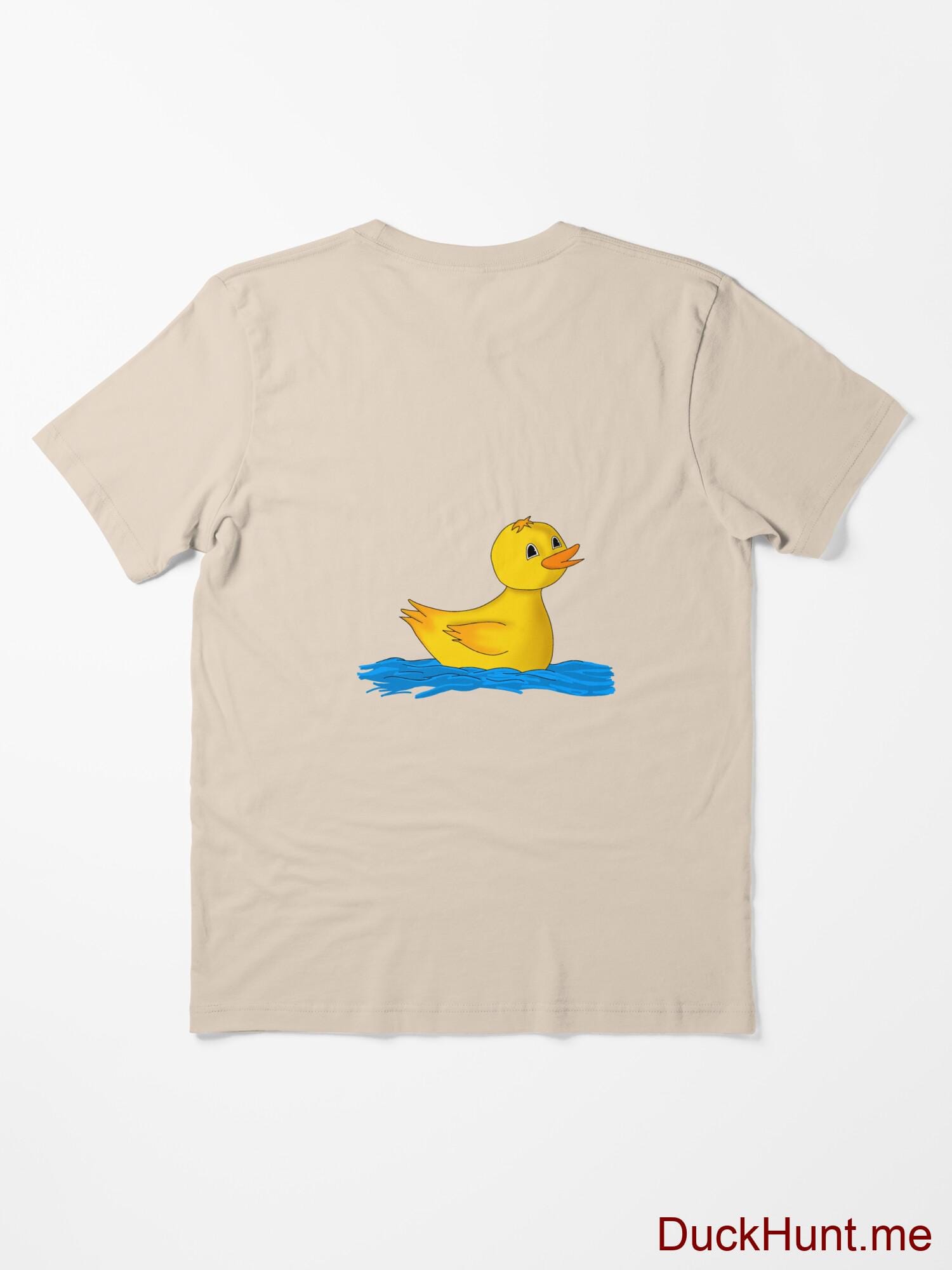 Plastic Duck Creme Essential T-Shirt (Back printed) alternative image 1