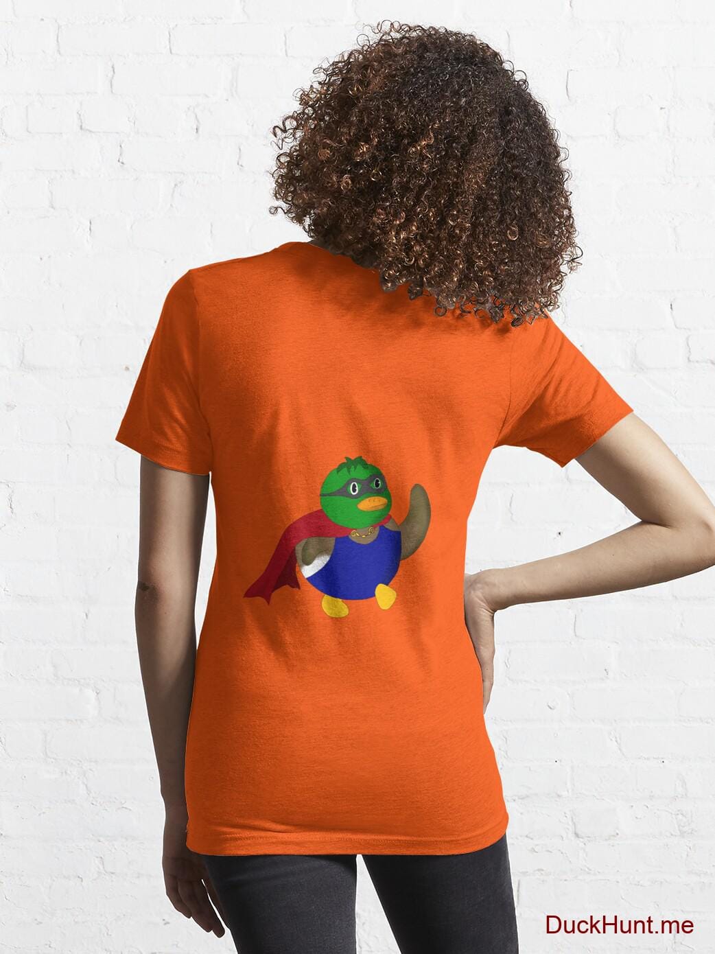 Alive Boss Duck Orange Essential T-Shirt (Back printed) alternative image 4