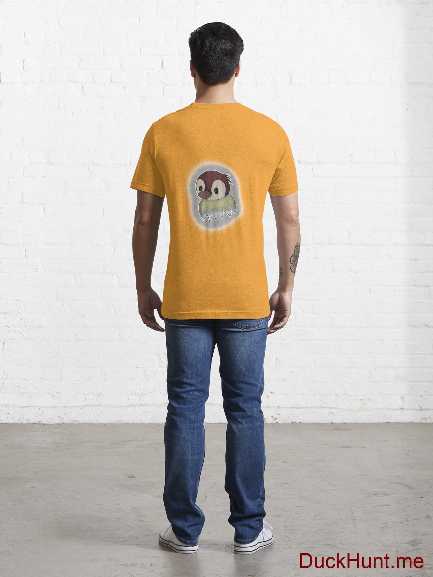 Ghost Duck (foggy) Gold Essential T-Shirt (Back printed) alternative image 3