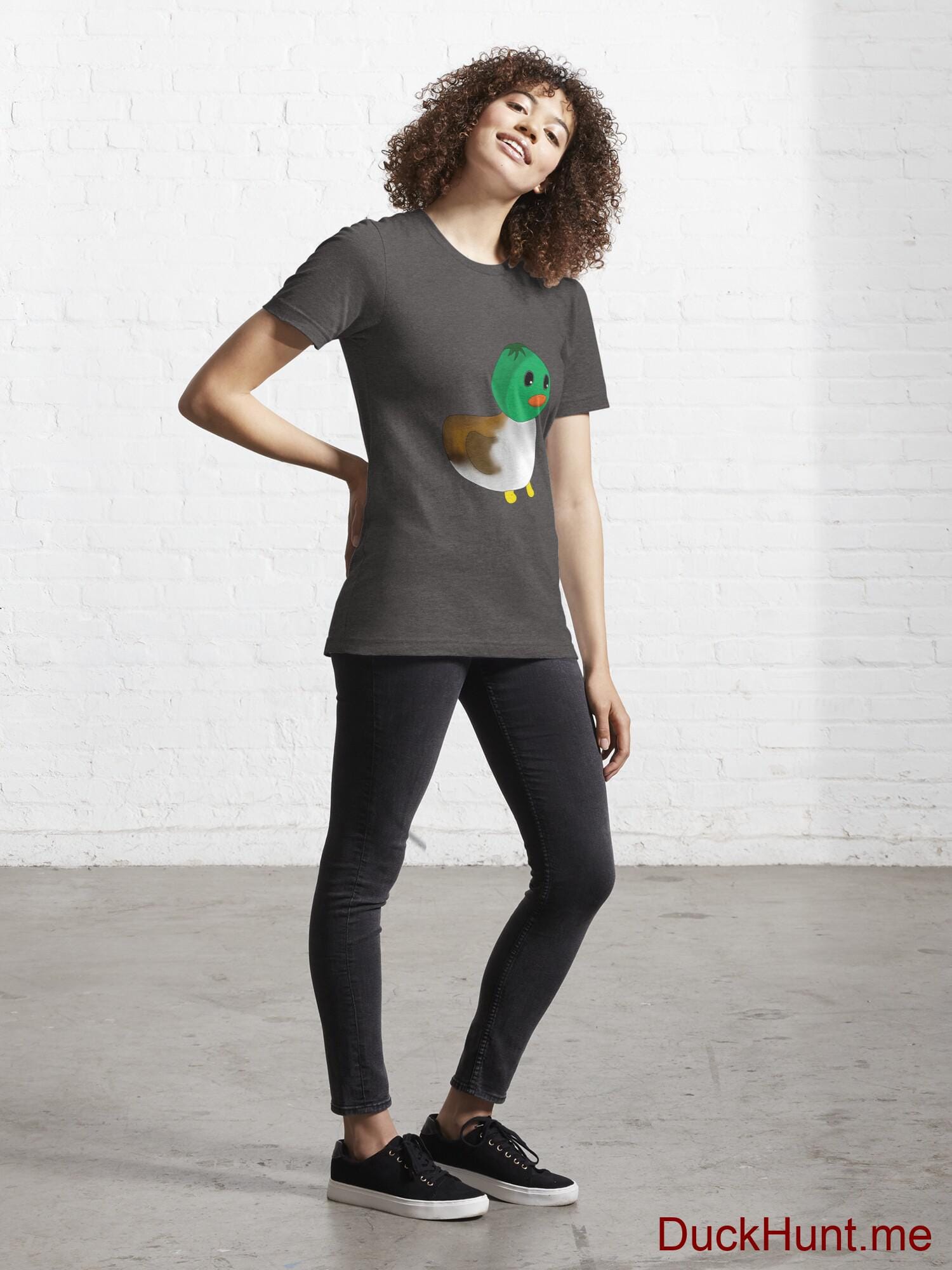 Normal Duck Charcoal Heather Essential T-Shirt (Front printed) alternative image 3