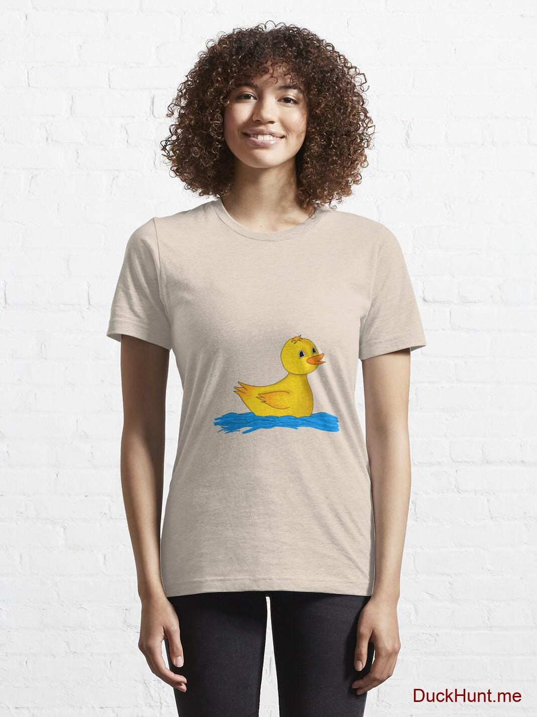 Plastic Duck Creme Essential T-Shirt (Front printed) alternative image 5