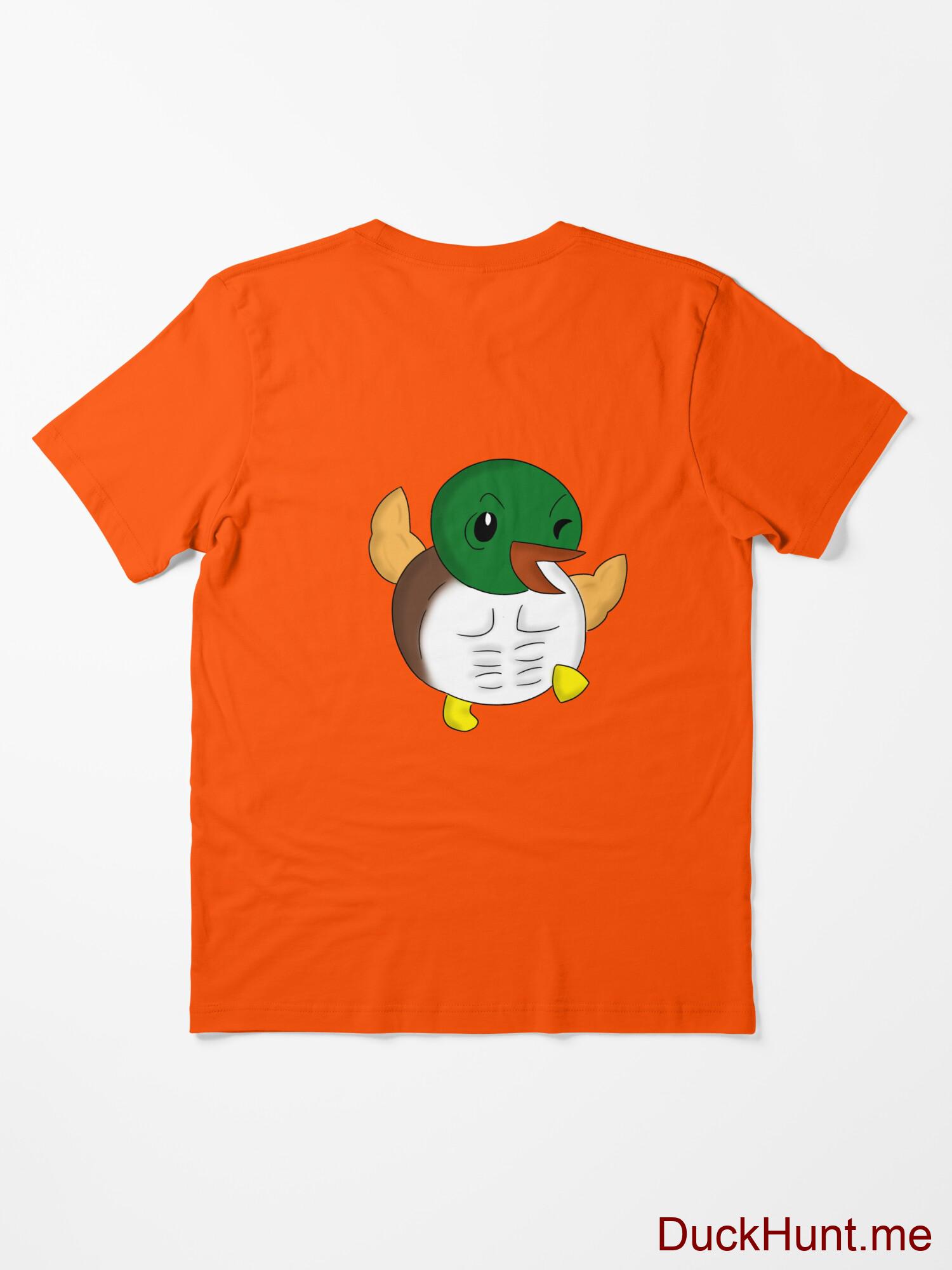 Super duck Orange Essential T-Shirt (Back printed) alternative image 1