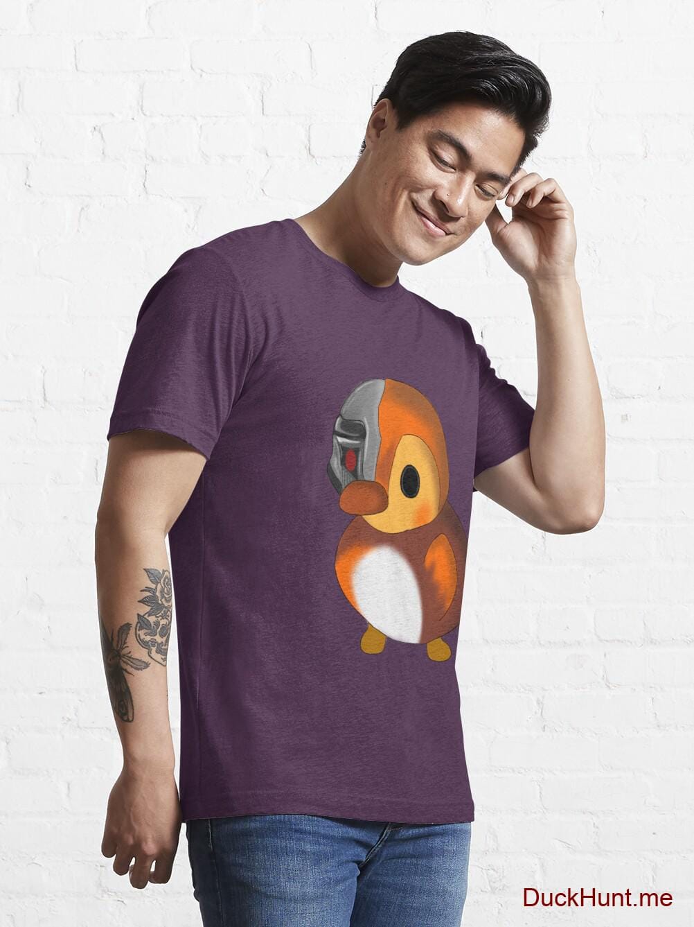 Mechanical Duck Eggplant Essential T-Shirt (Front printed) alternative image 6