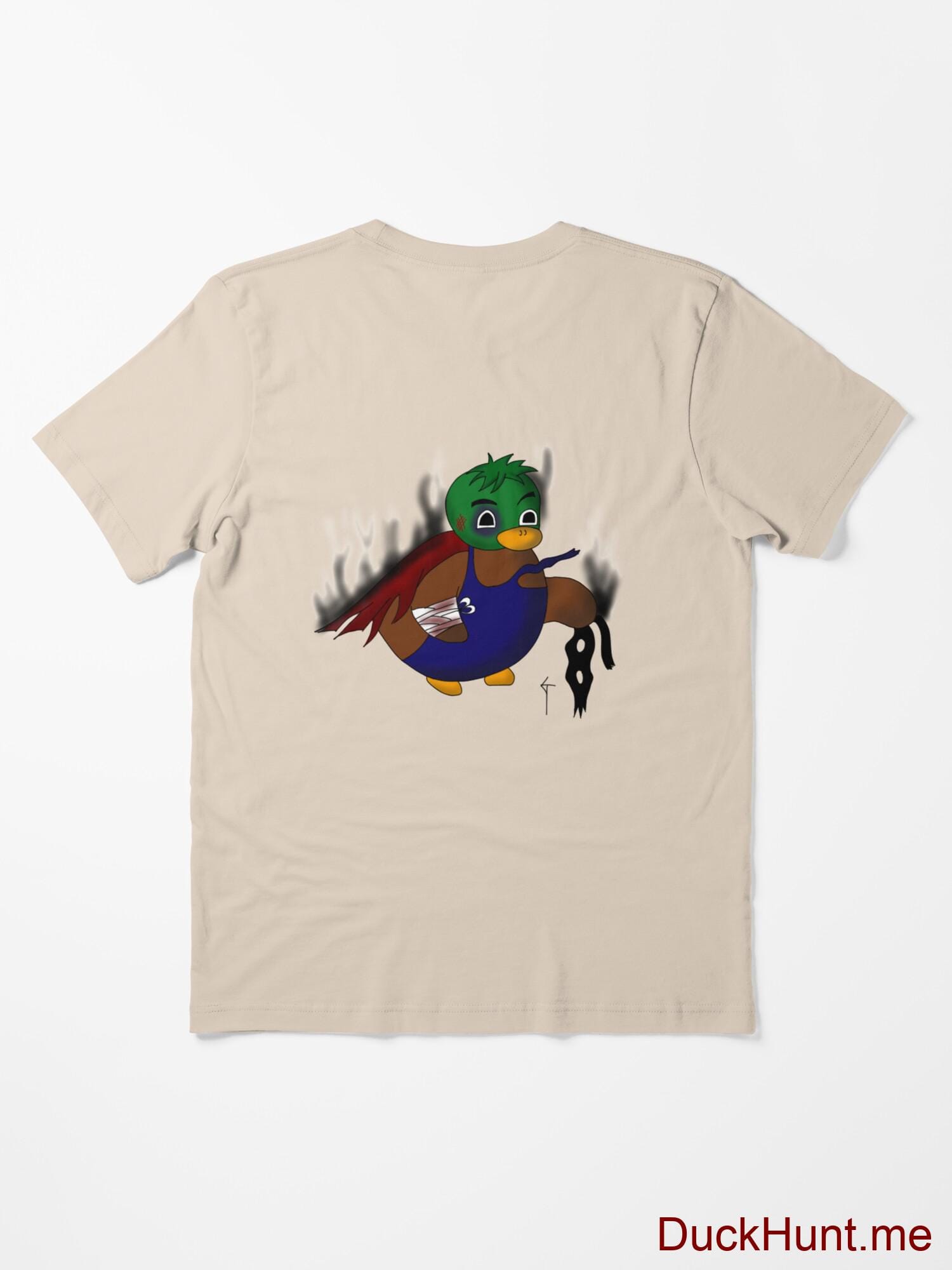 Dead Boss Duck (smoky) Creme Essential T-Shirt (Back printed) alternative image 1