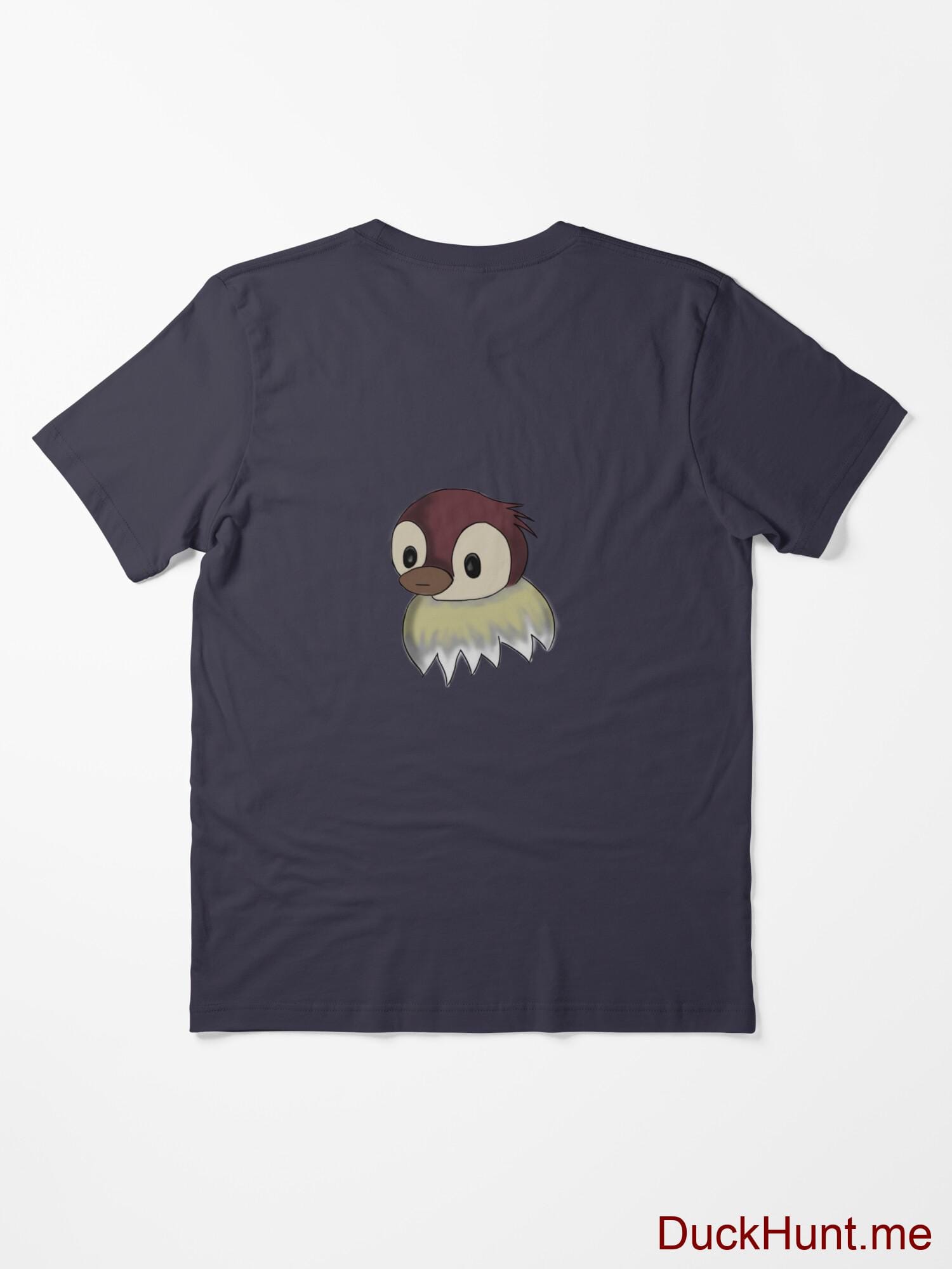 Ghost Duck (fogless) Dark Blue Essential T-Shirt (Back printed) alternative image 1