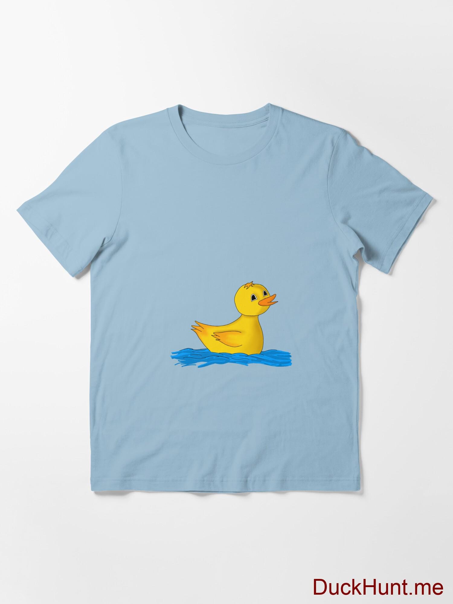 Plastic Duck Light Blue Essential T-Shirt (Front printed) alternative image 2