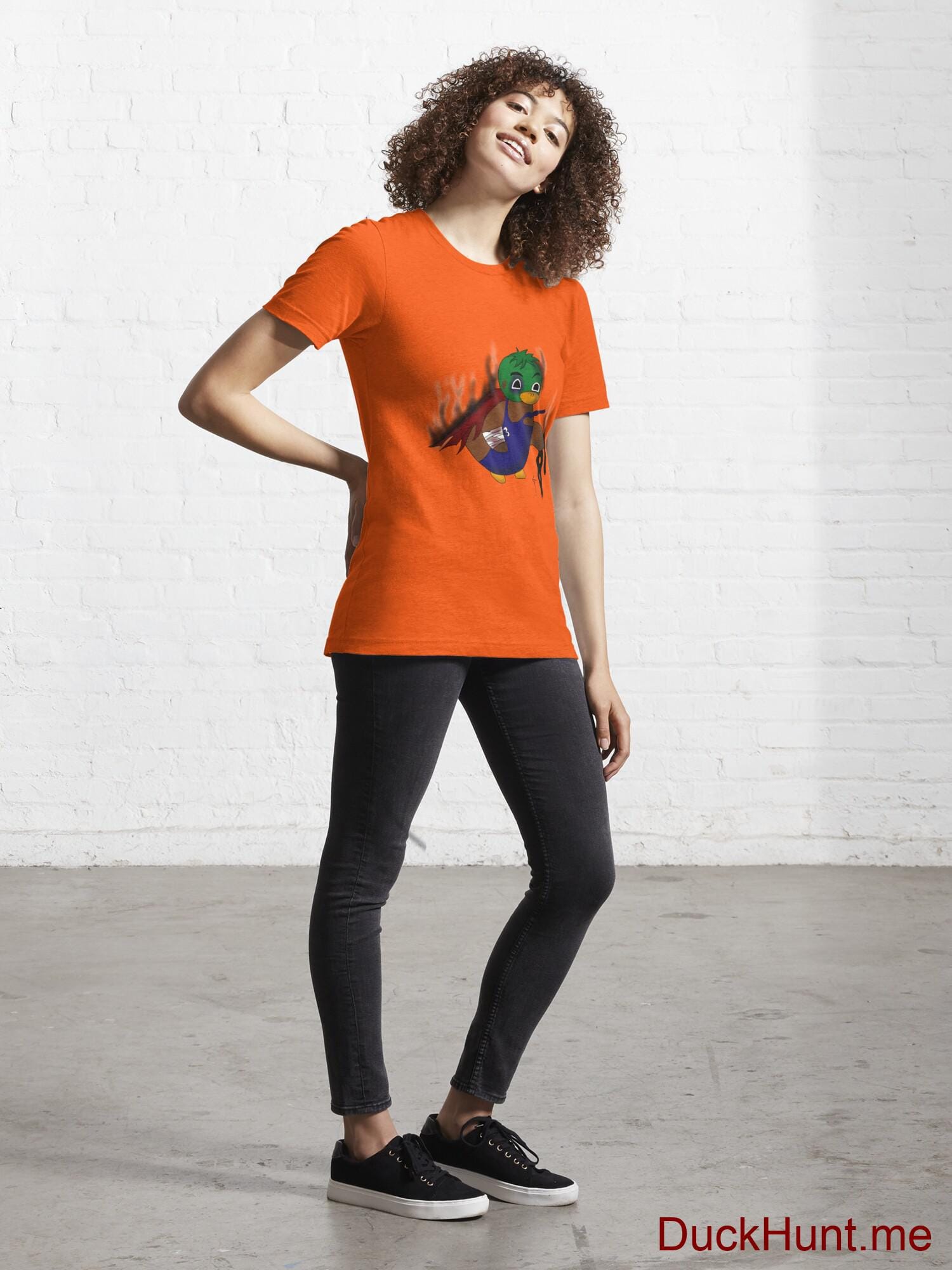 Dead Boss Duck (smoky) Orange Essential T-Shirt (Front printed) alternative image 3