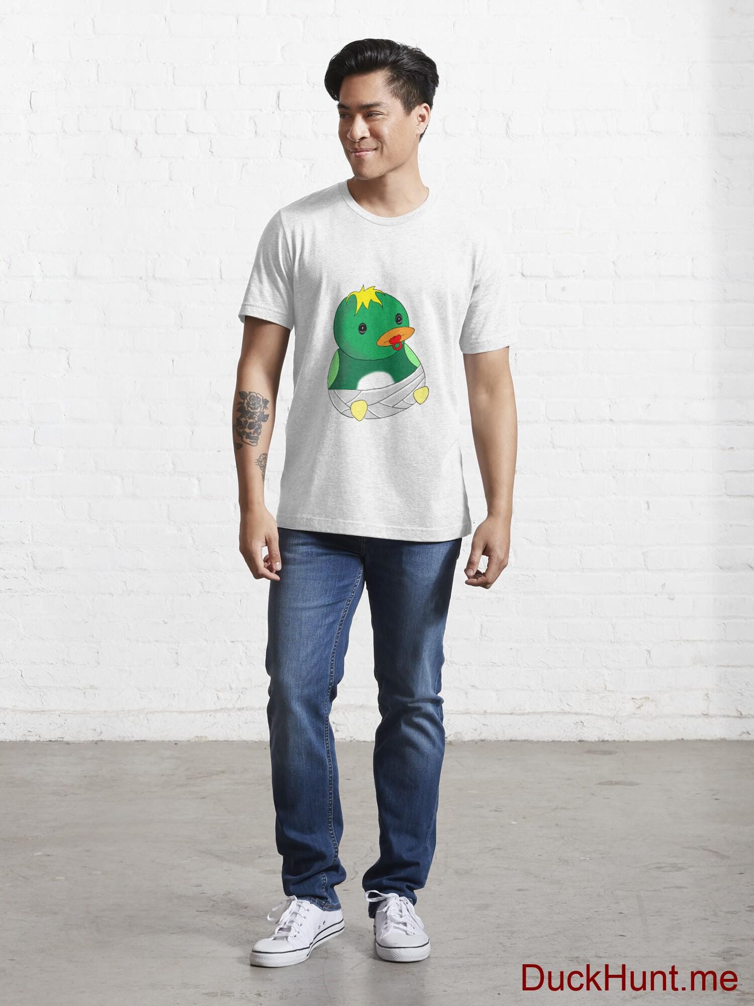 Baby duck White Essential T-Shirt (Front printed) alternative image 4