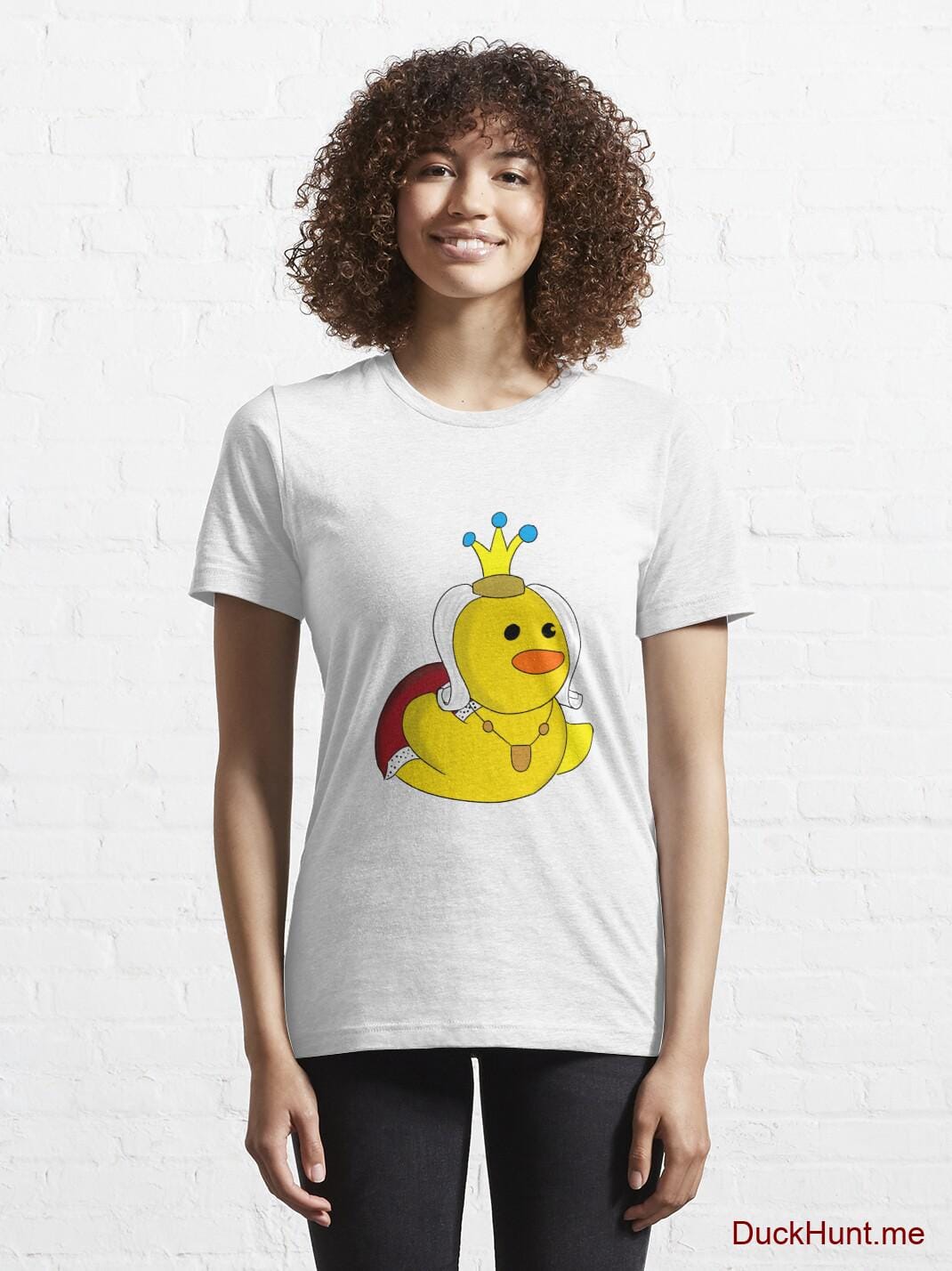 Royal Duck White Essential T-Shirt (Front printed) alternative image 5