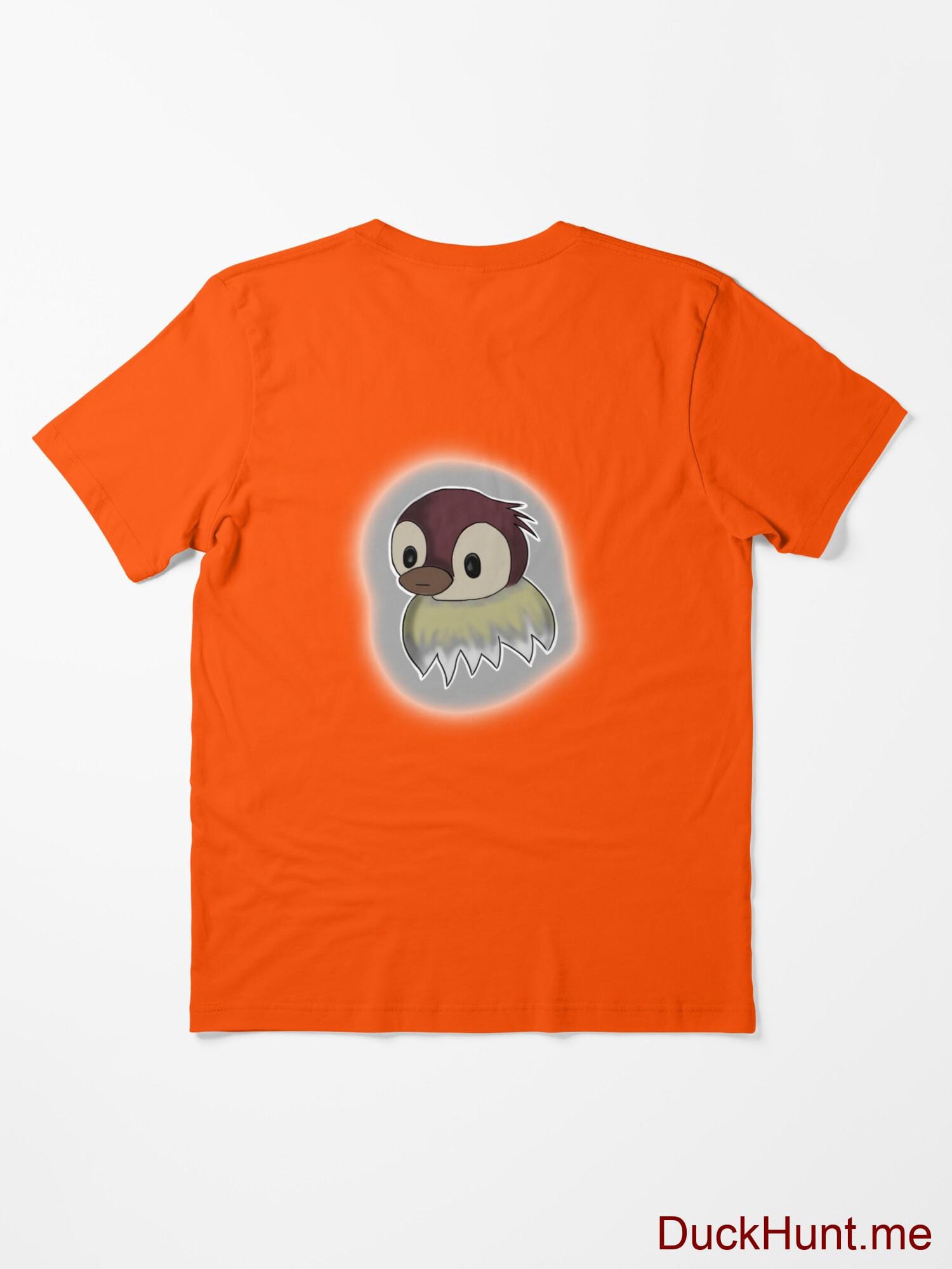 Ghost Duck (foggy) Orange Essential T-Shirt (Back printed) alternative image 1