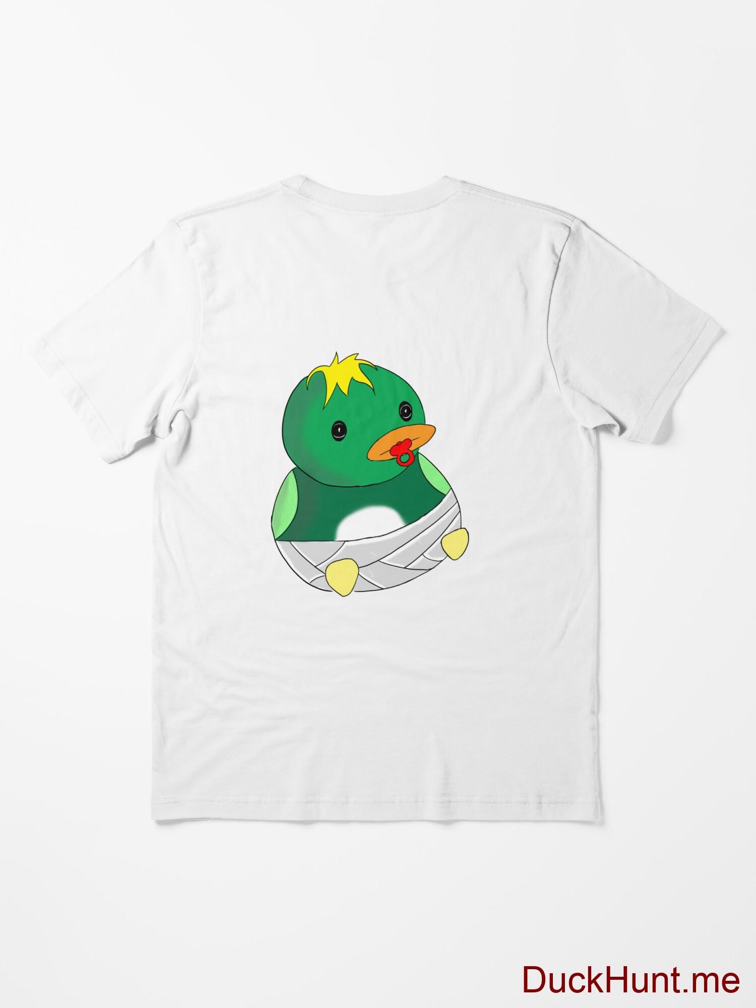 Baby duck White Essential T-Shirt (Back printed) alternative image 1