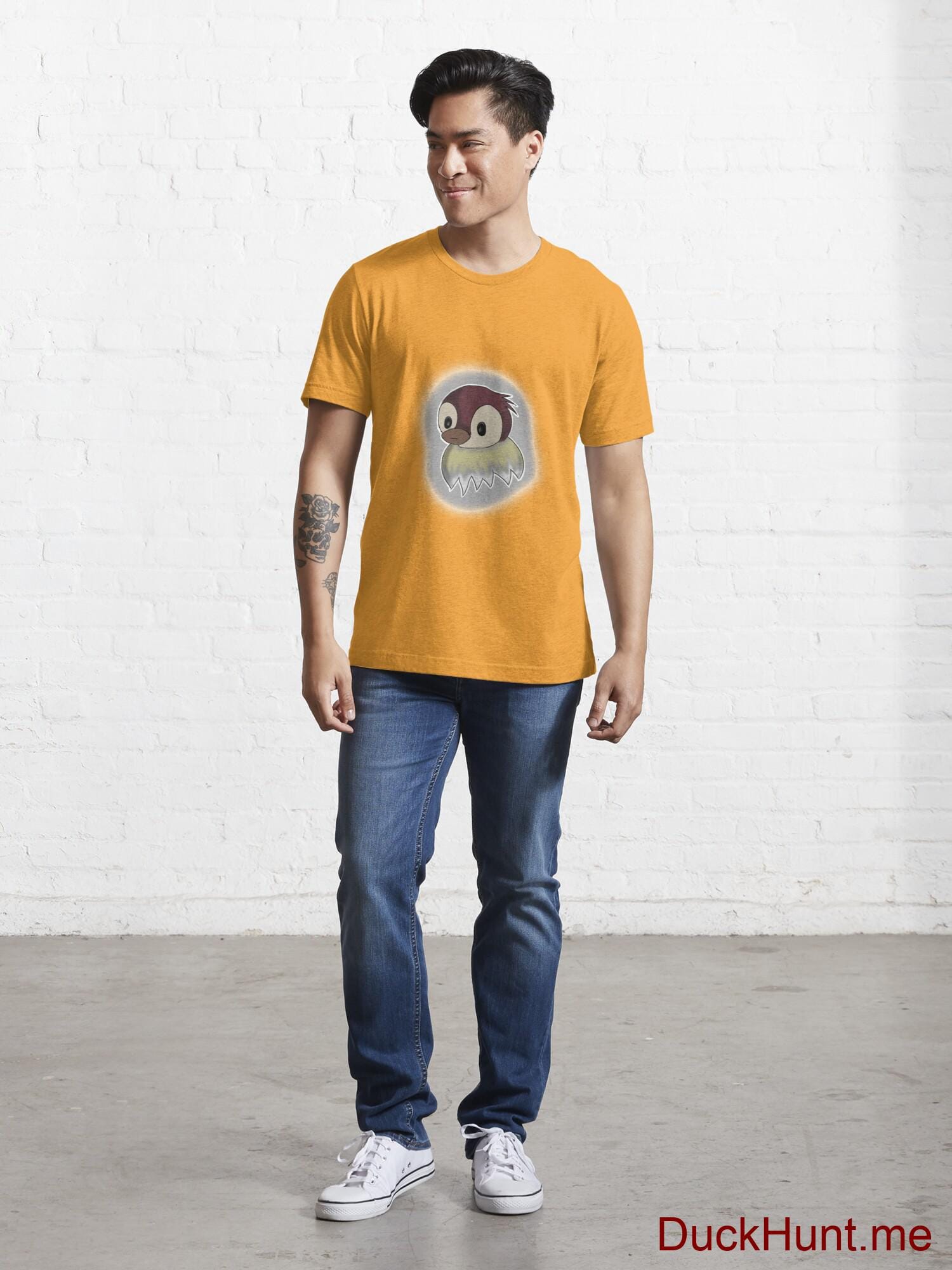 Ghost Duck (foggy) Gold Essential T-Shirt (Front printed) alternative image 4