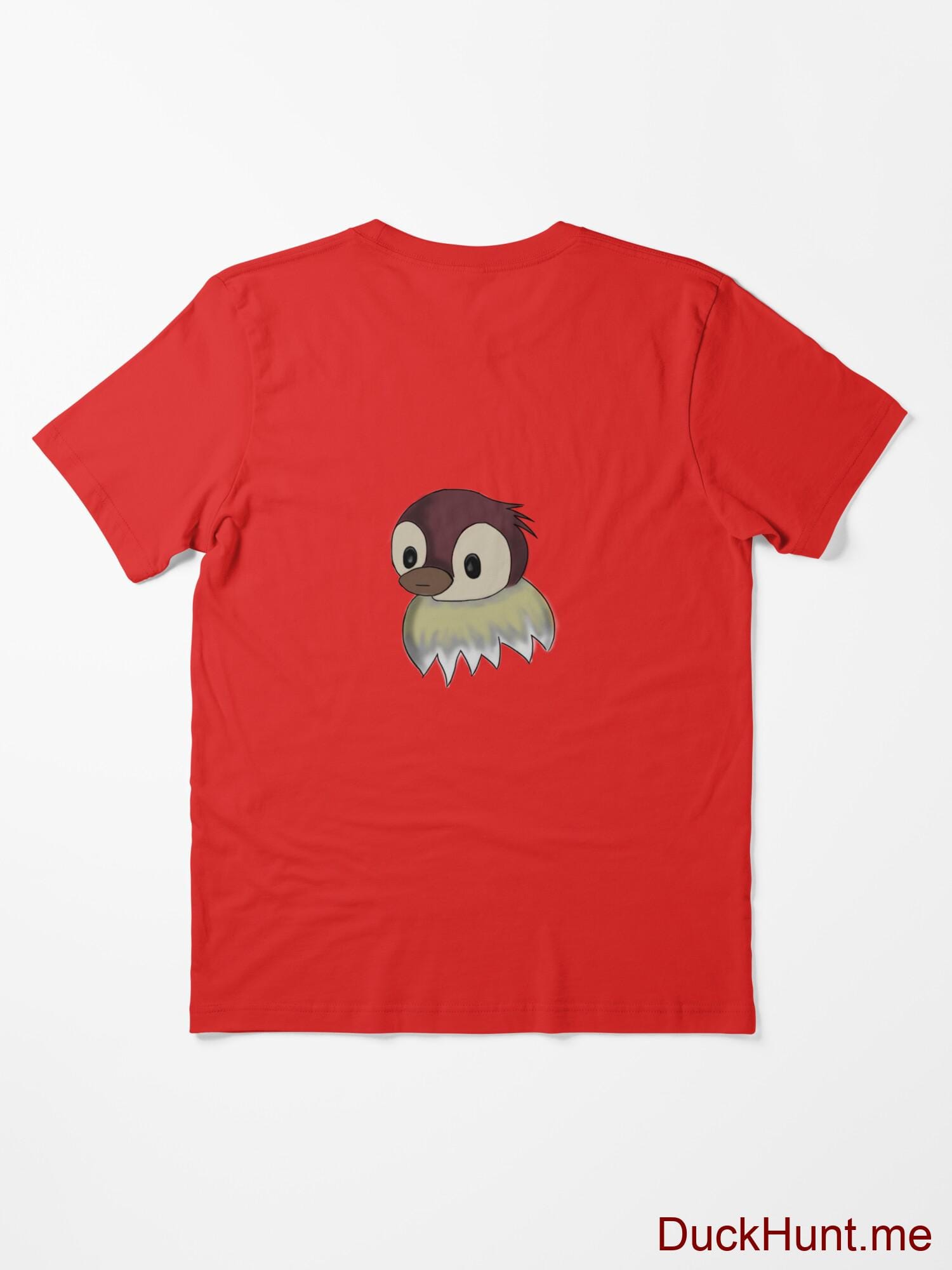 Ghost Duck (fogless) Red Essential T-Shirt (Back printed) alternative image 1