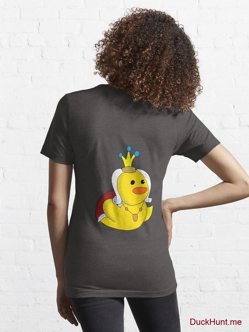 Royal Duck Charcoal Heather Essential T-Shirt (Back printed) alternative image 4