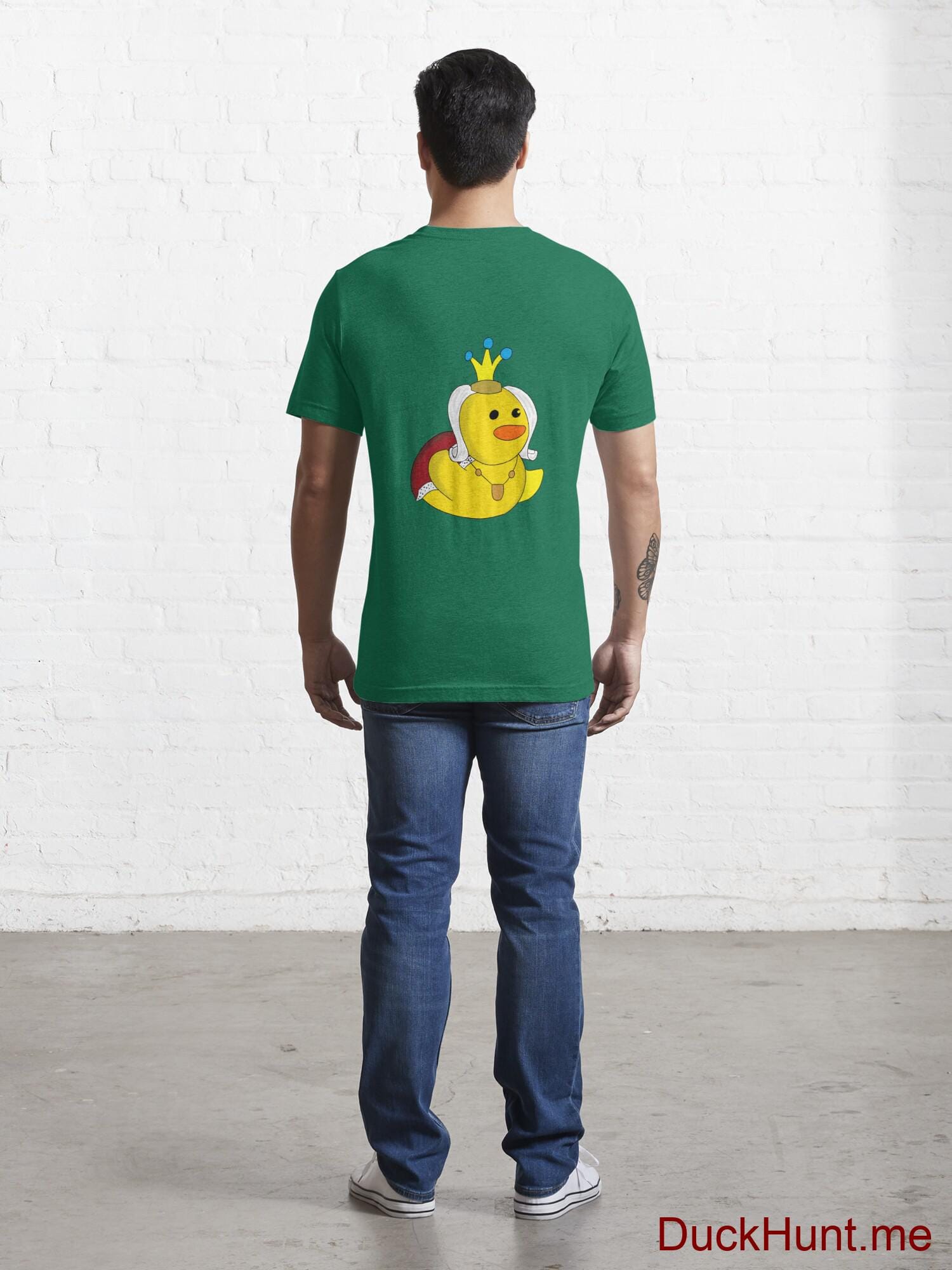 Royal Duck Green Essential T-Shirt (Back printed) alternative image 3
