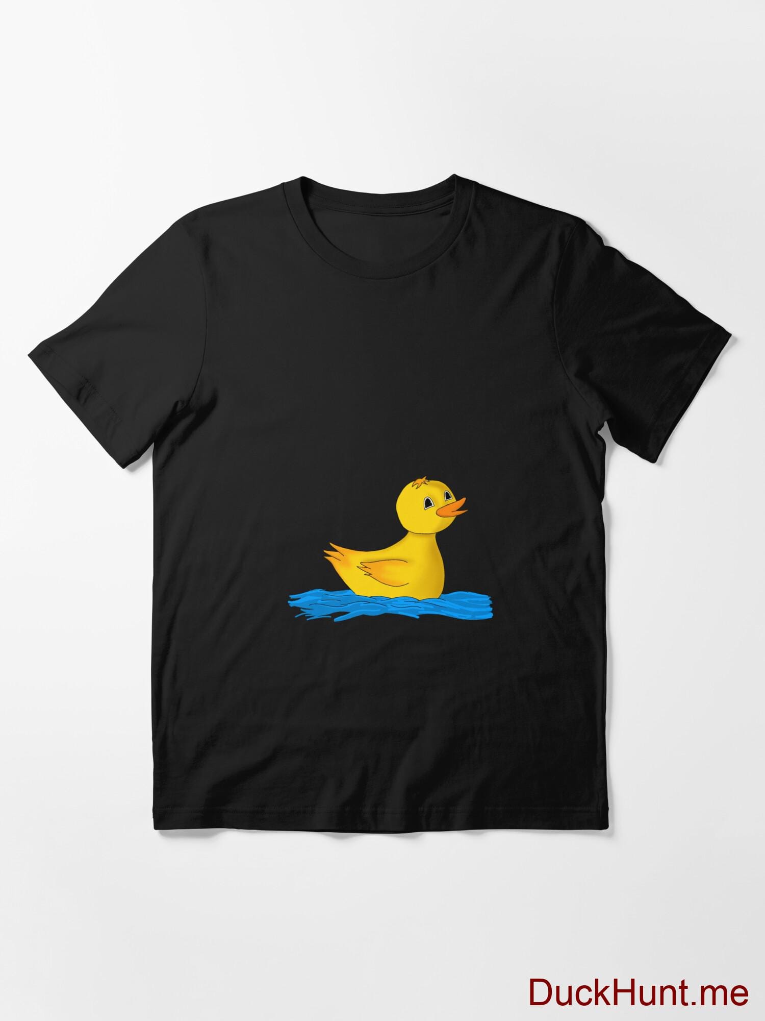 Plastic Duck Black Essential T-Shirt (Front printed) alternative image 2